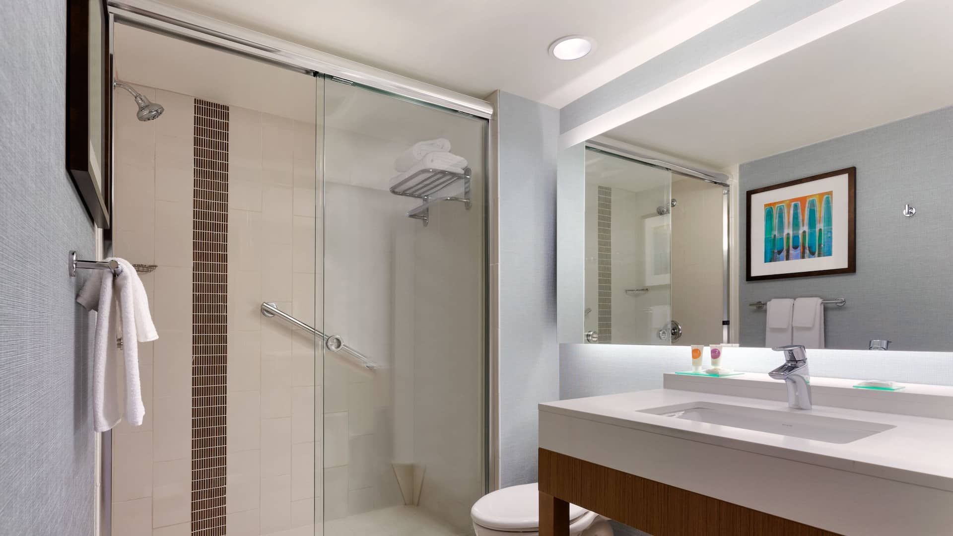4 de 8 Hyatt Place Omaha/Downtown-Old Market Guest Bathroom Shower