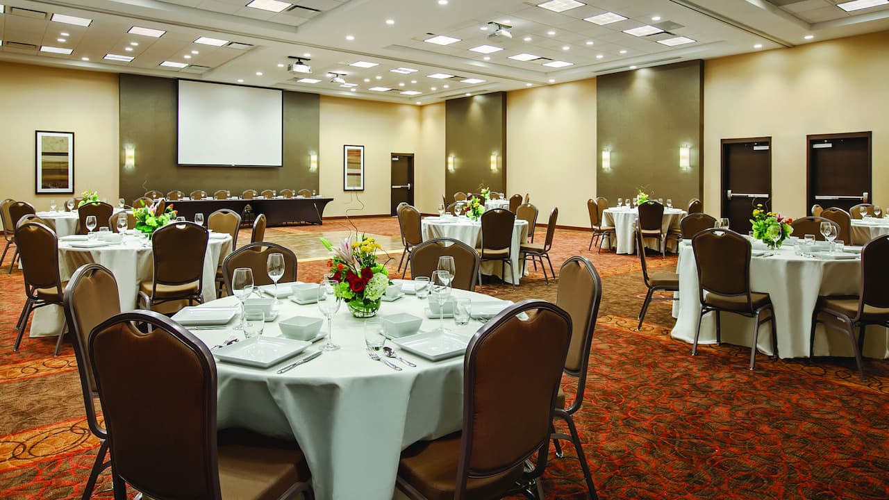 Event Space with banquet setup