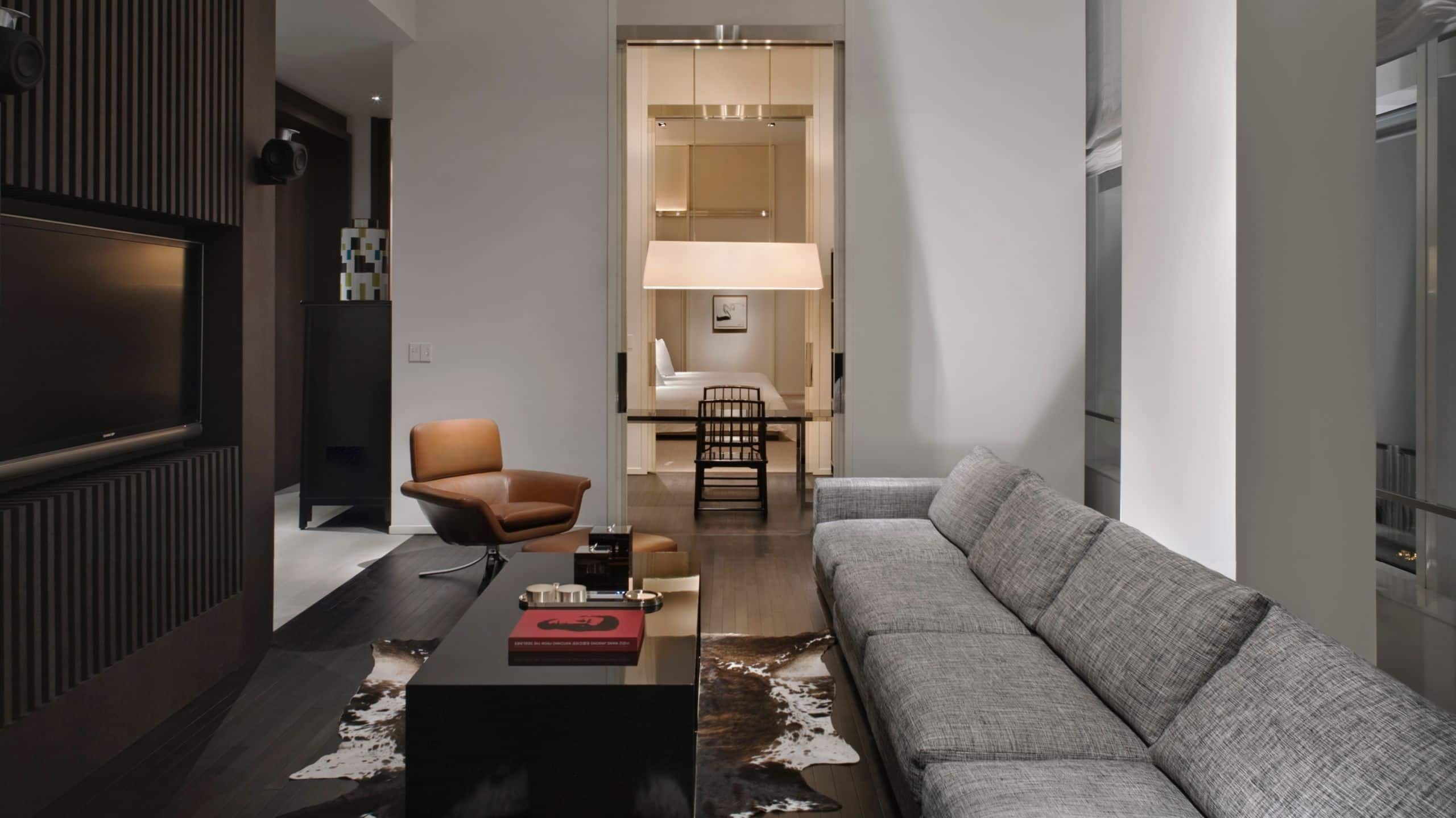 第 7，共 7 Park Hyatt Shanghai Dilpomat Suite Living Room