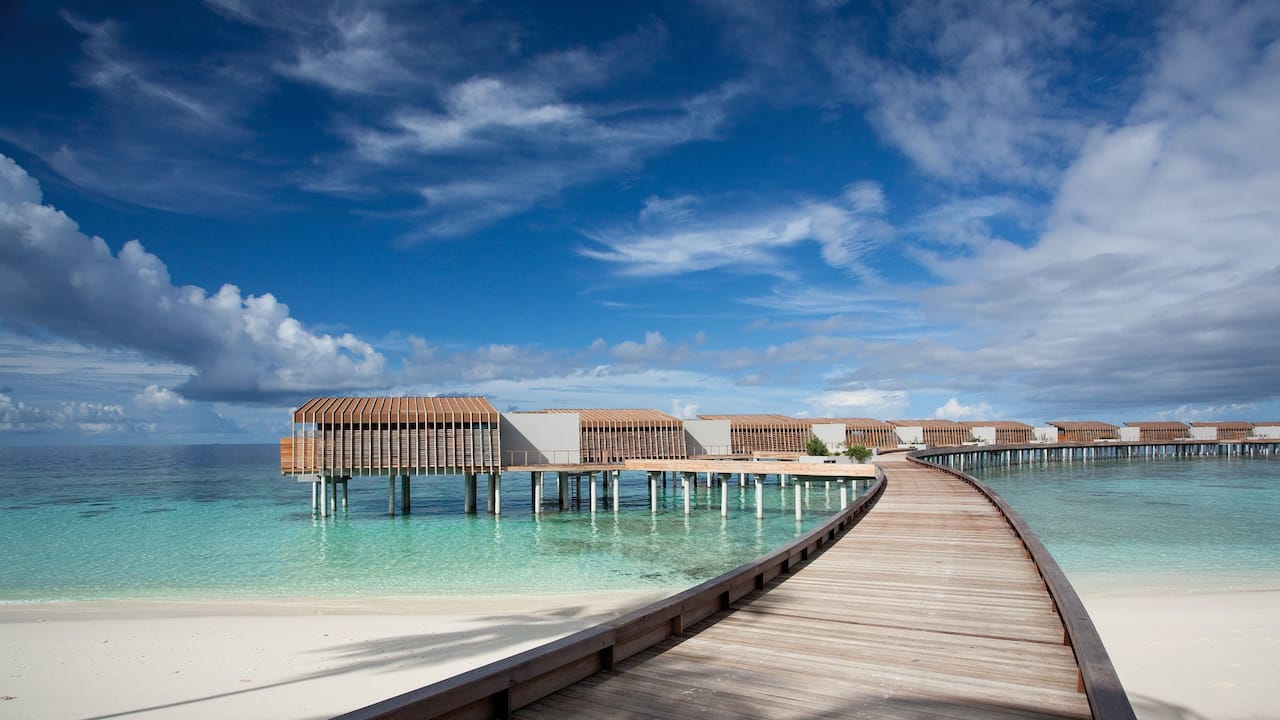 Water Villa jetty