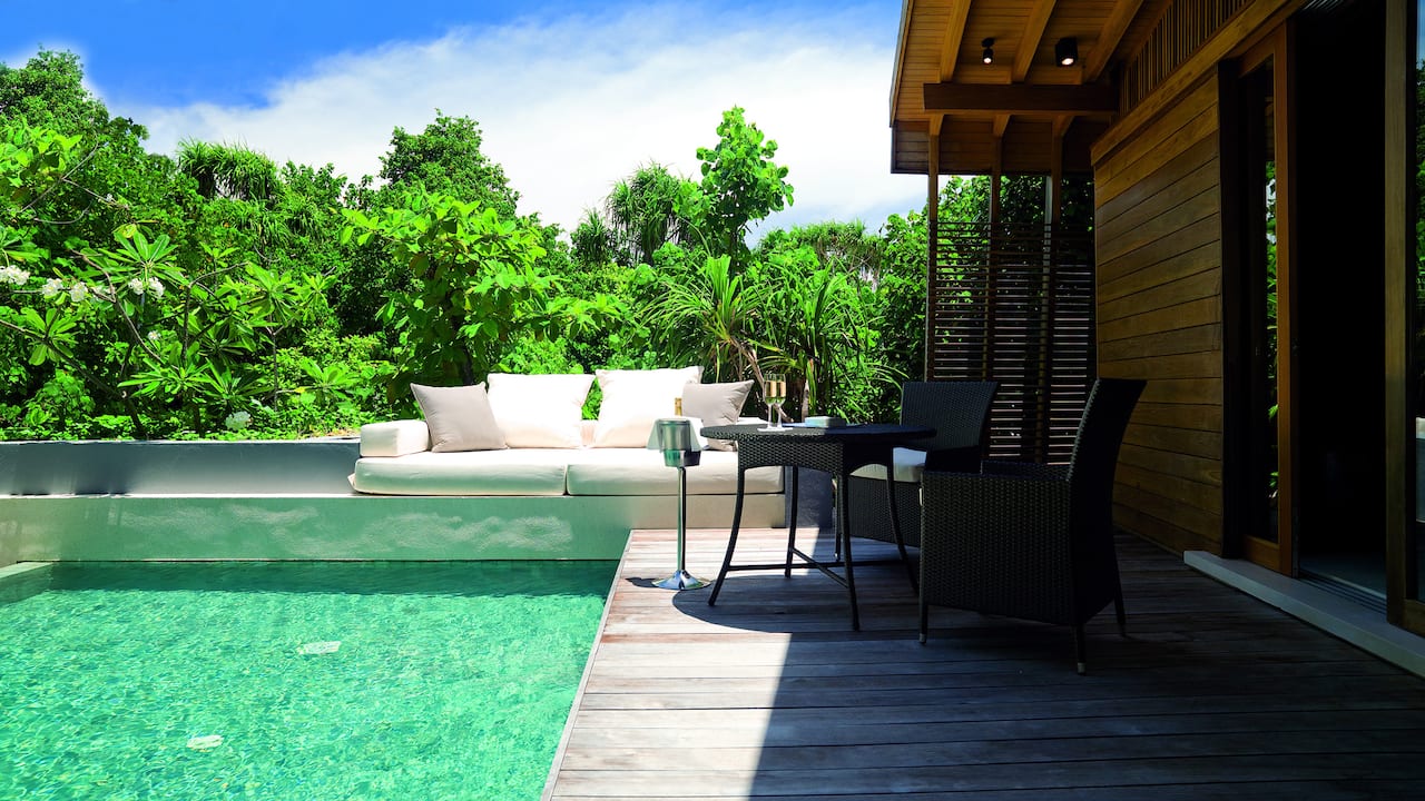 Best Luxury Maldives Resort Park Pool Villa