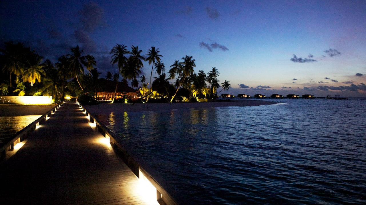 Arrival Jetty at Night