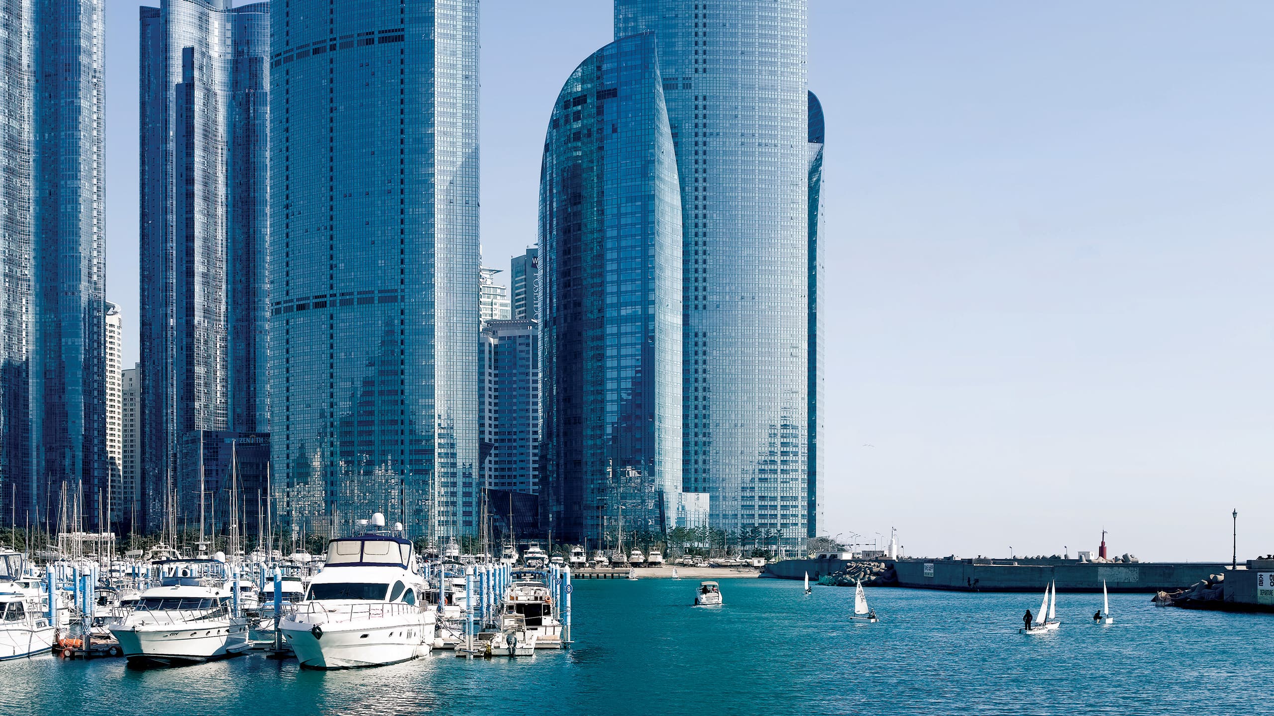 Park Hyatt Busan Exterior Harbor Day