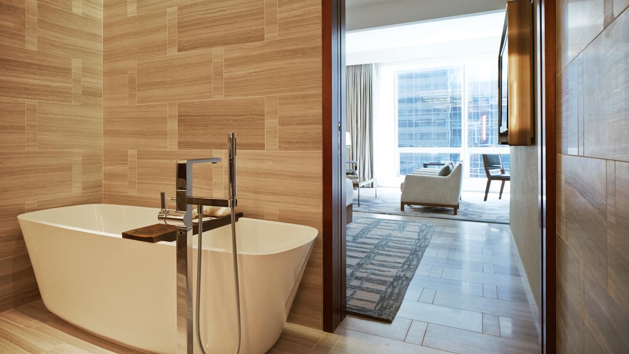 One King Suite Bathroom