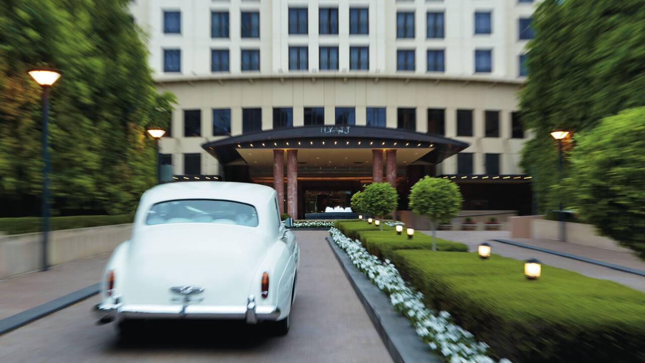 Park Hyatt Melbourne wedding car