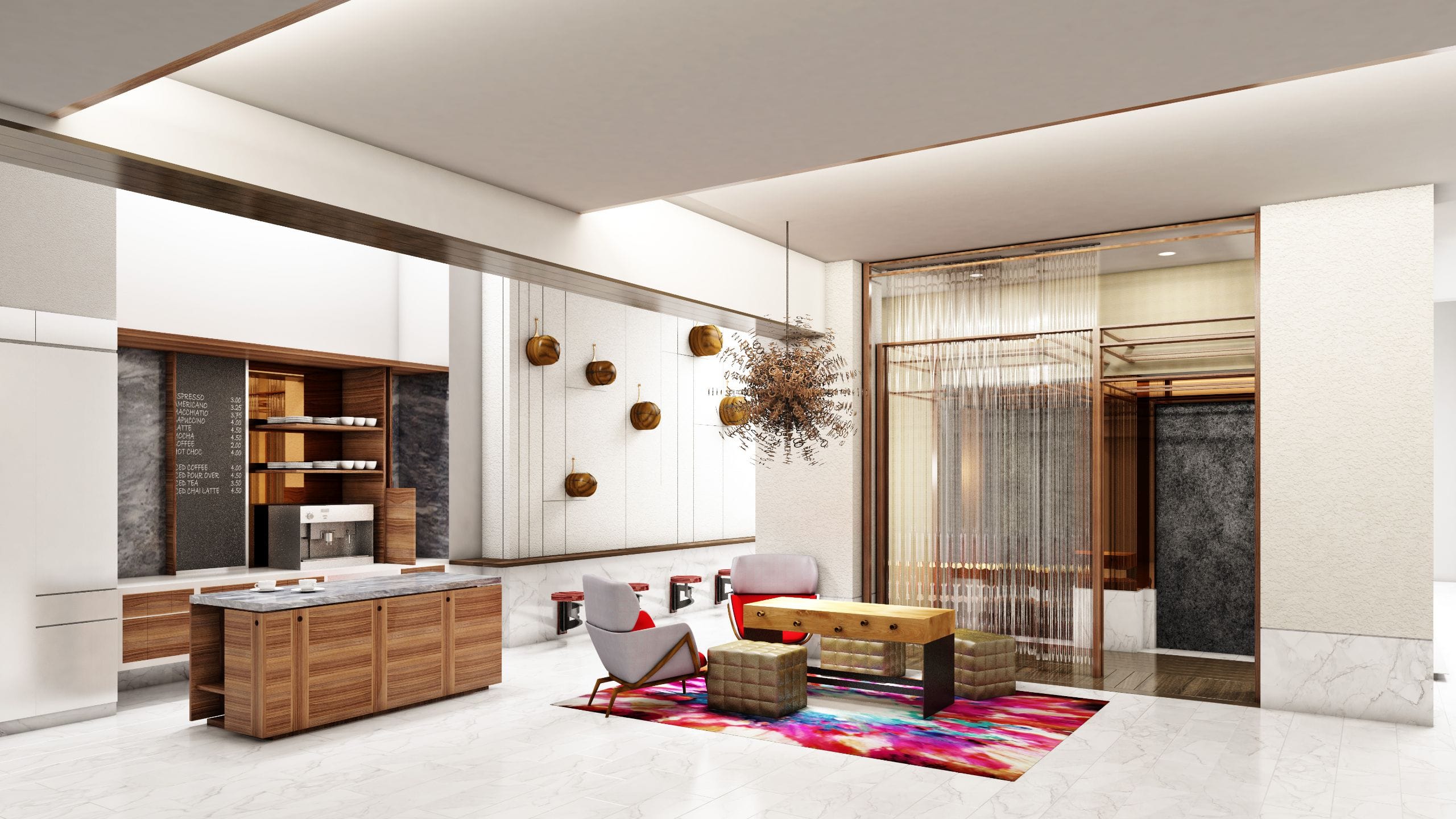 1 of 3 Hyatt Herald Square New York Espresso Bar Arrival Lobby