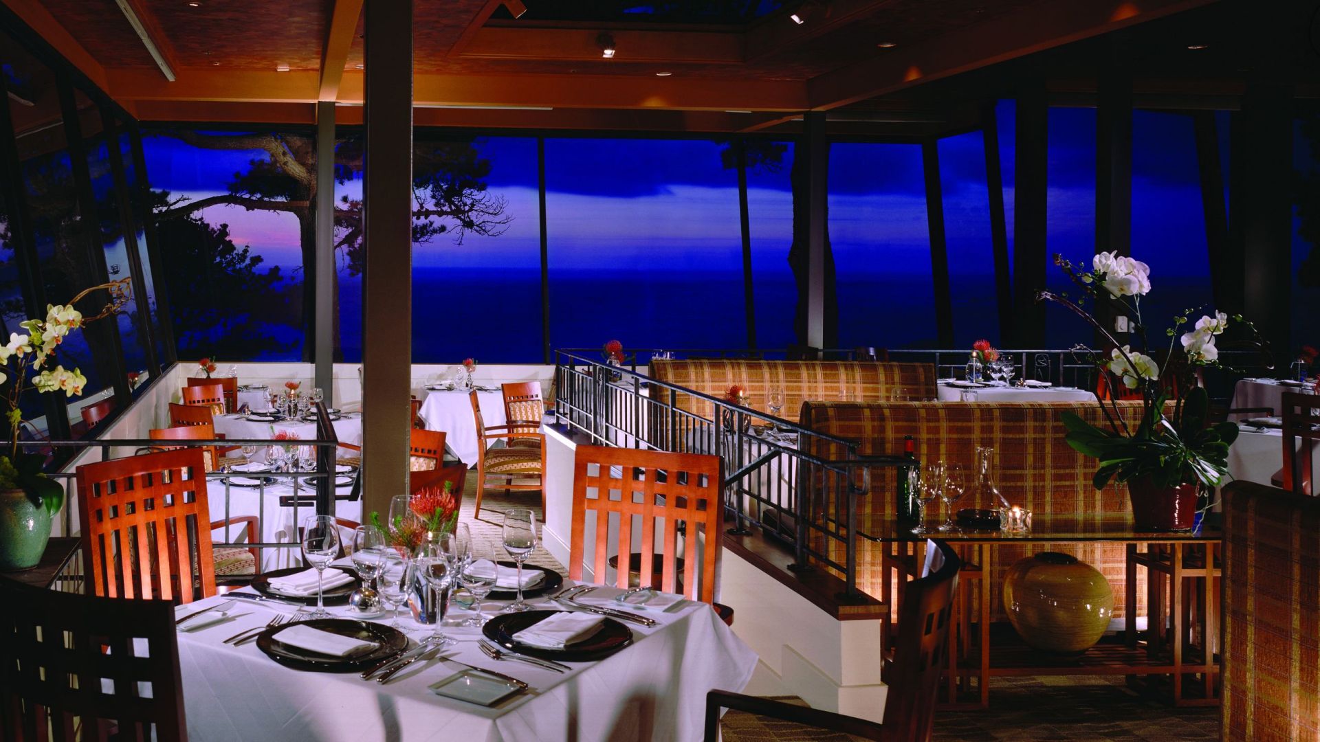 Carmel California Restaurants Hyatt Highlands Overlooking Hyatt Dining