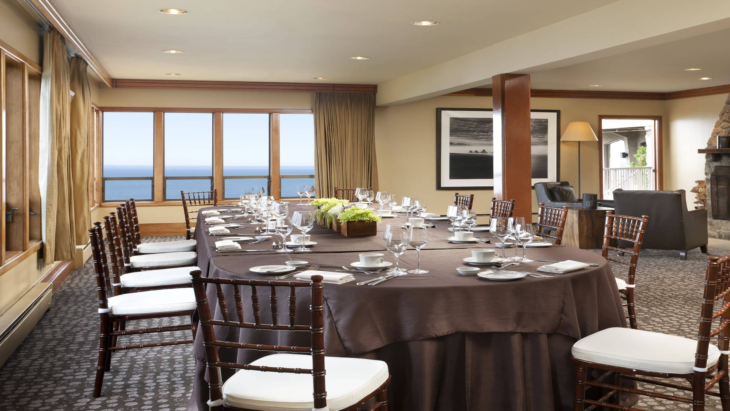 1 of 1 Hyatt Carmel Highlands, Overlooking Big Sur Coast & Highlands Inn, A Hyatt Residence Club Yankee Point Lunch