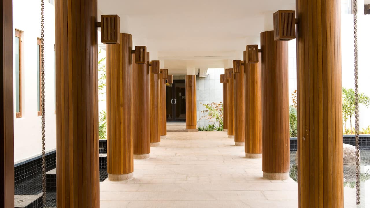 Corridor at Hyatt Gachibolwi