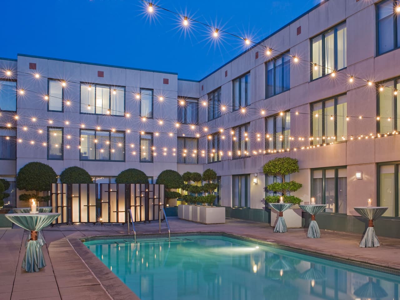 pool reception