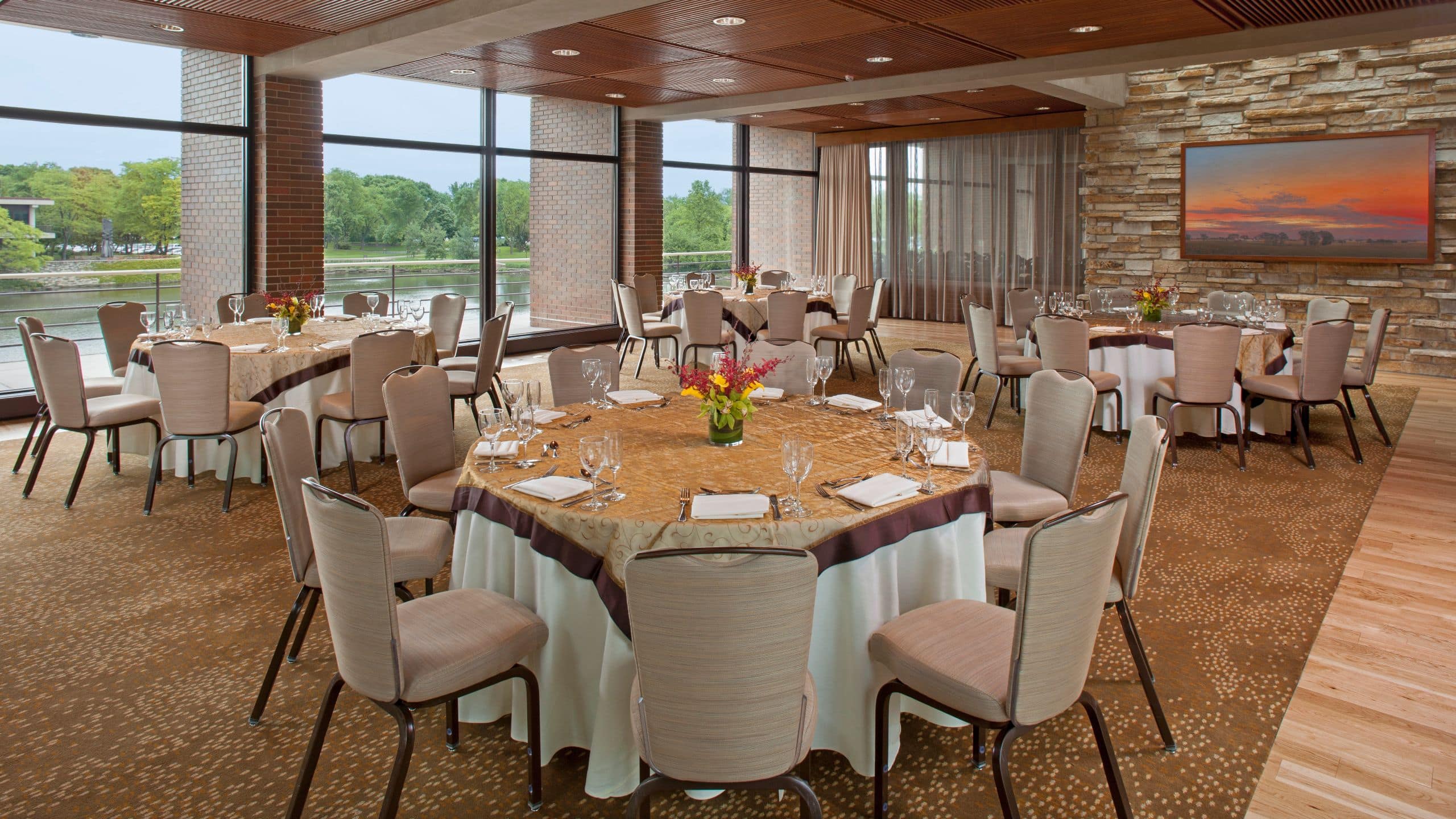 1 of 2 Hyatt Lodge Oak Brook Chicago Q Room Banquet