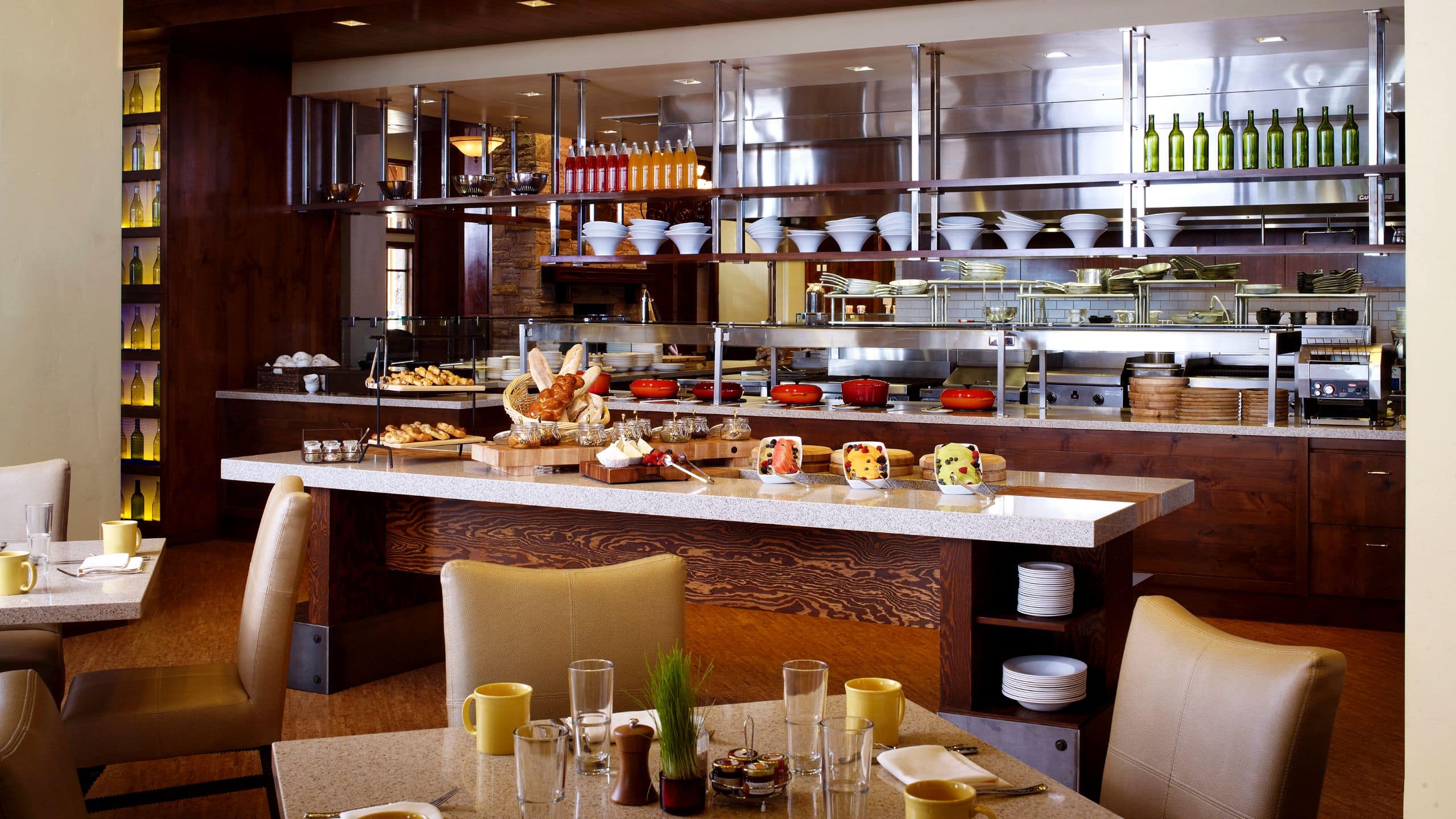 Hyatt Centric Park City Buffet Breakfast Setup