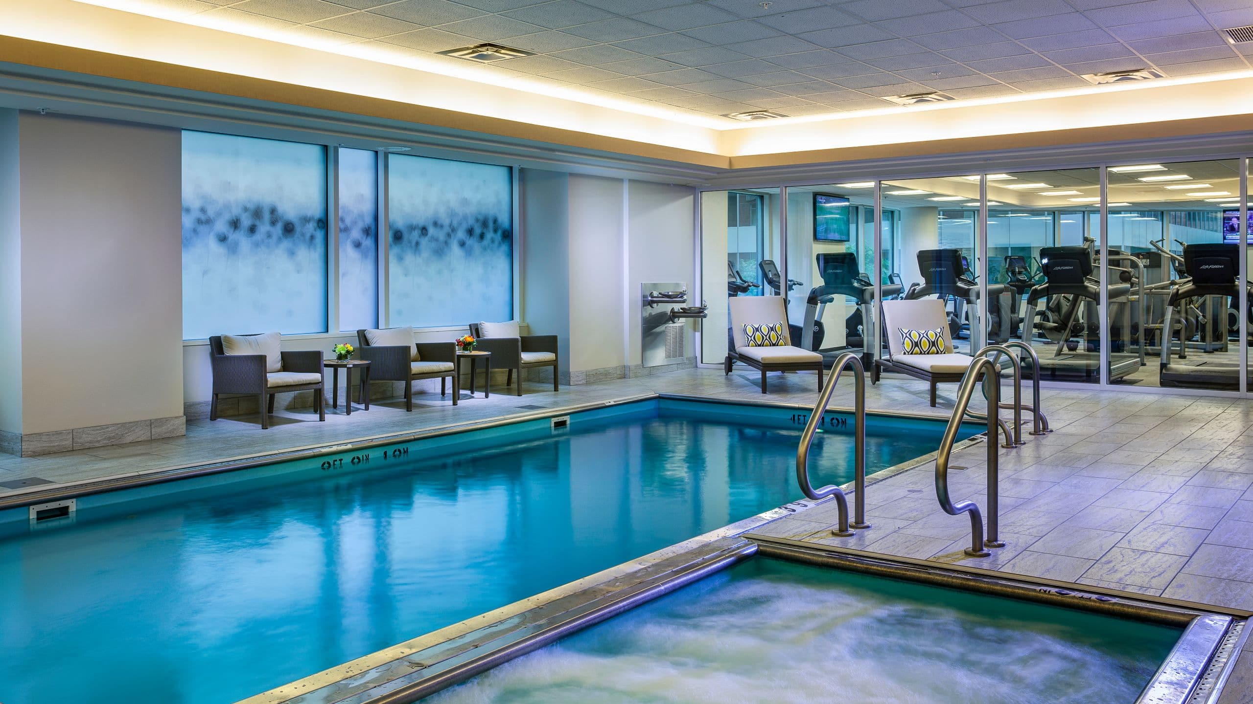 Hyatt Centric Chicago Magnificent Mile Indoor Pool and Fitness Center