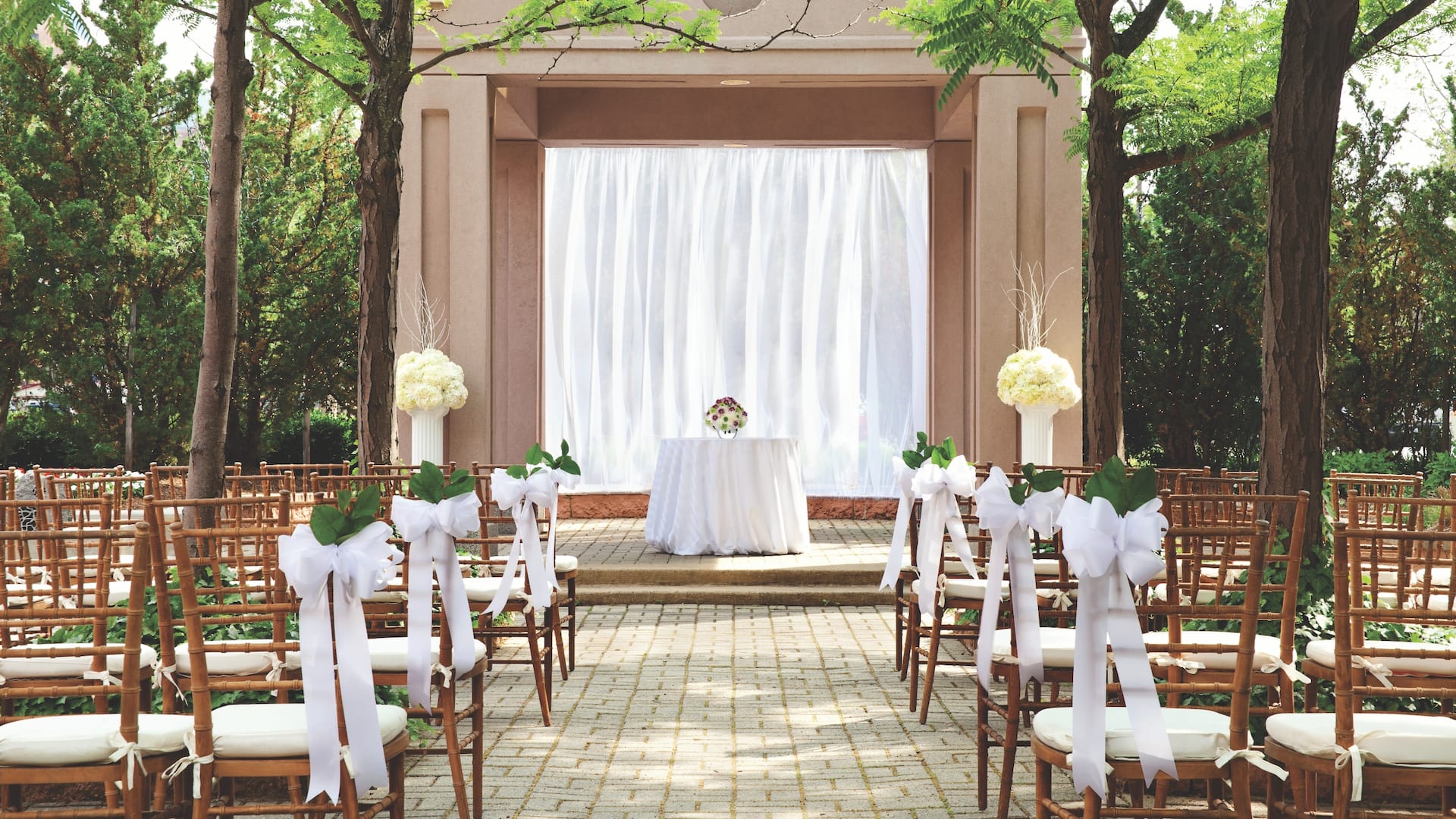 Hyatt Regency Dulles Garden Terrace Wedding