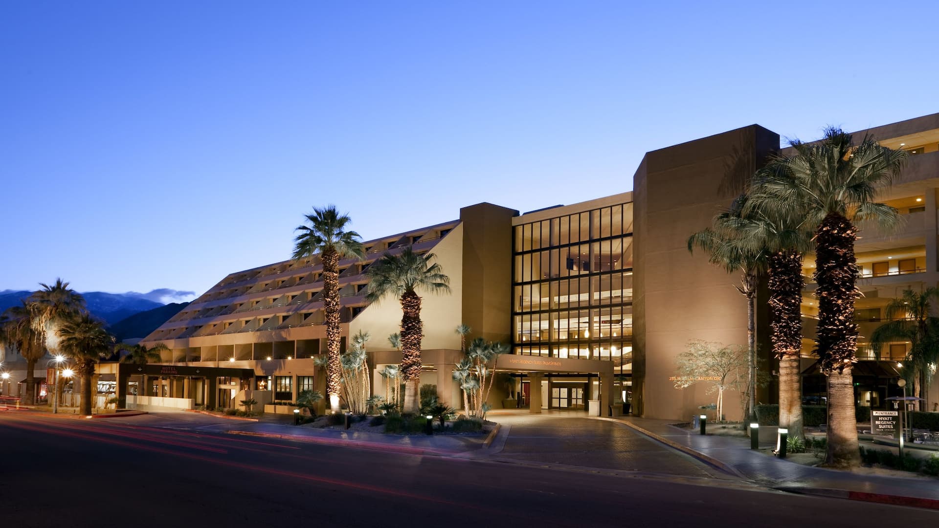 Outside of Hyatt Palm Springs