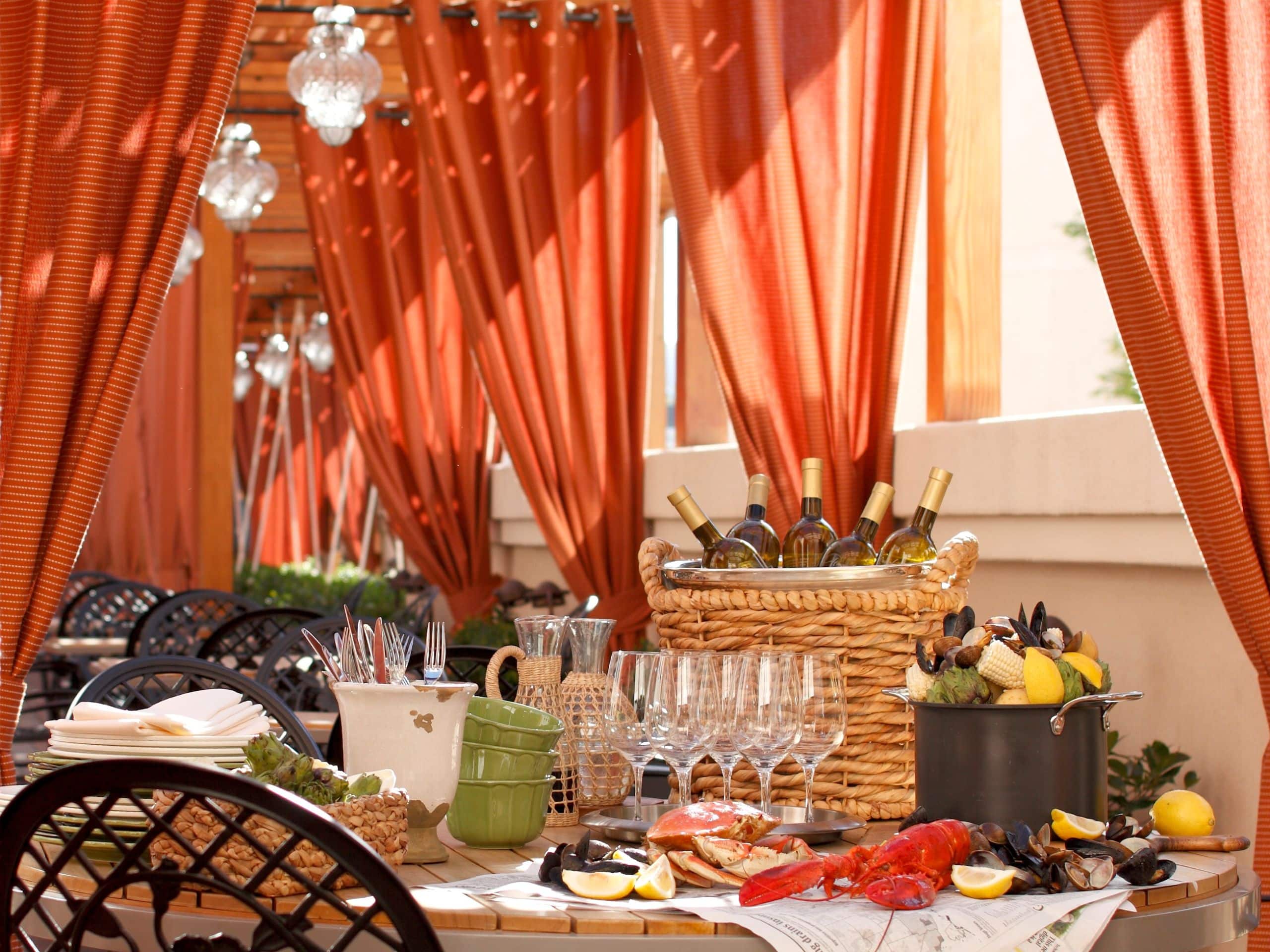 Andaz Napa Terrace Social Setup