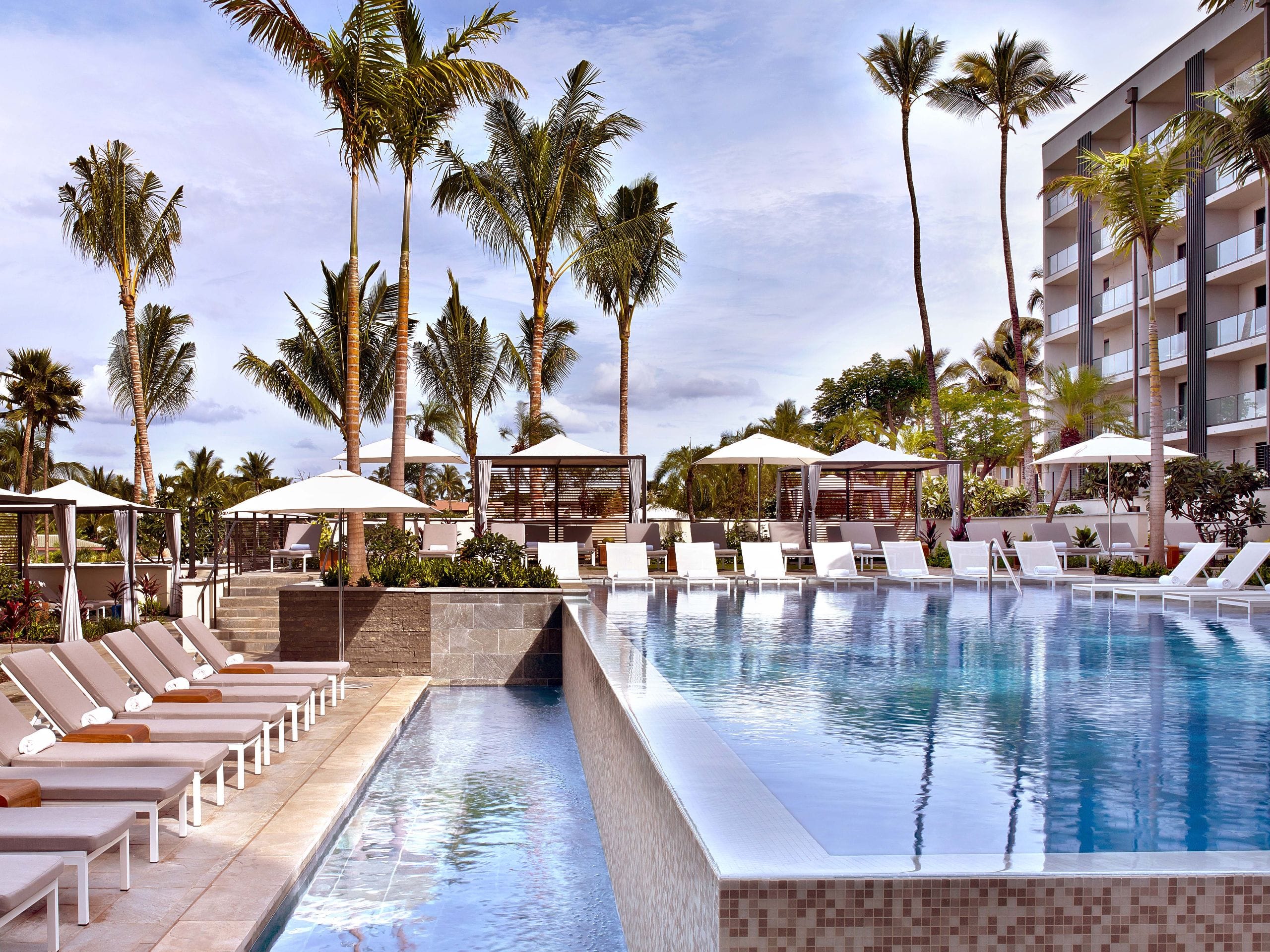 Luxury spa and salon tranquility pool
