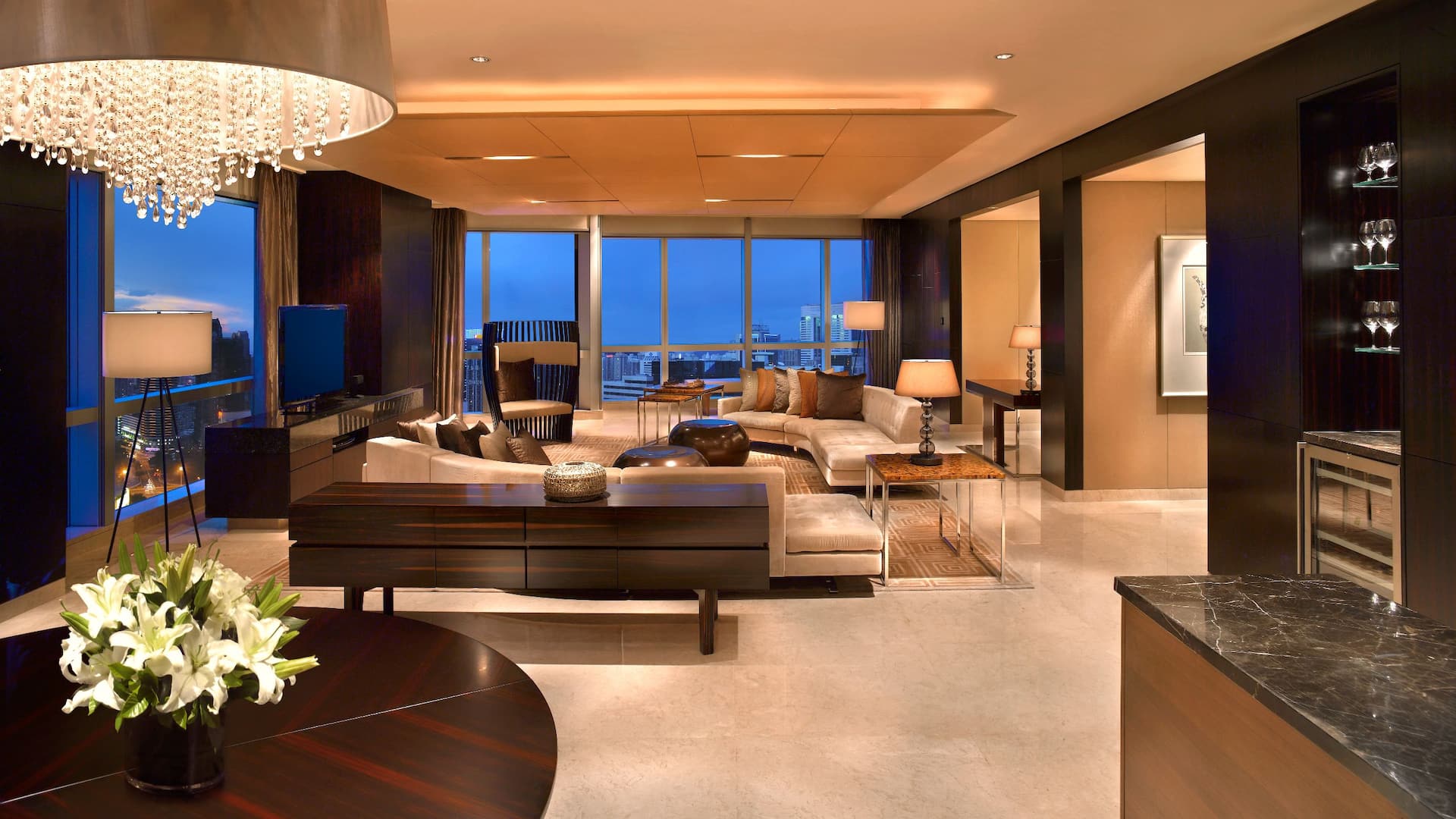 Grand Hyatt Shenzhen Presidential Suite Living Room