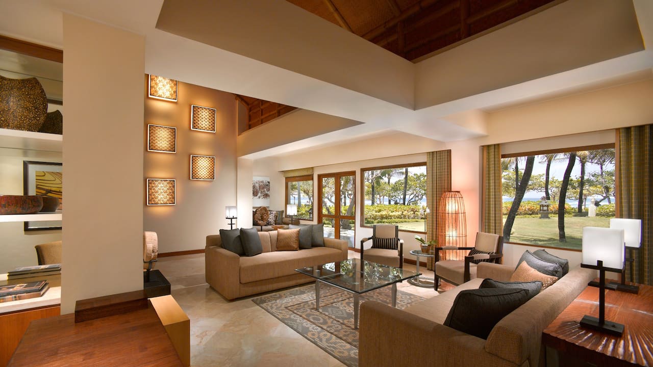 Villa Belibis (Living Room) Grand Hyatt Bali, Nusa Dua