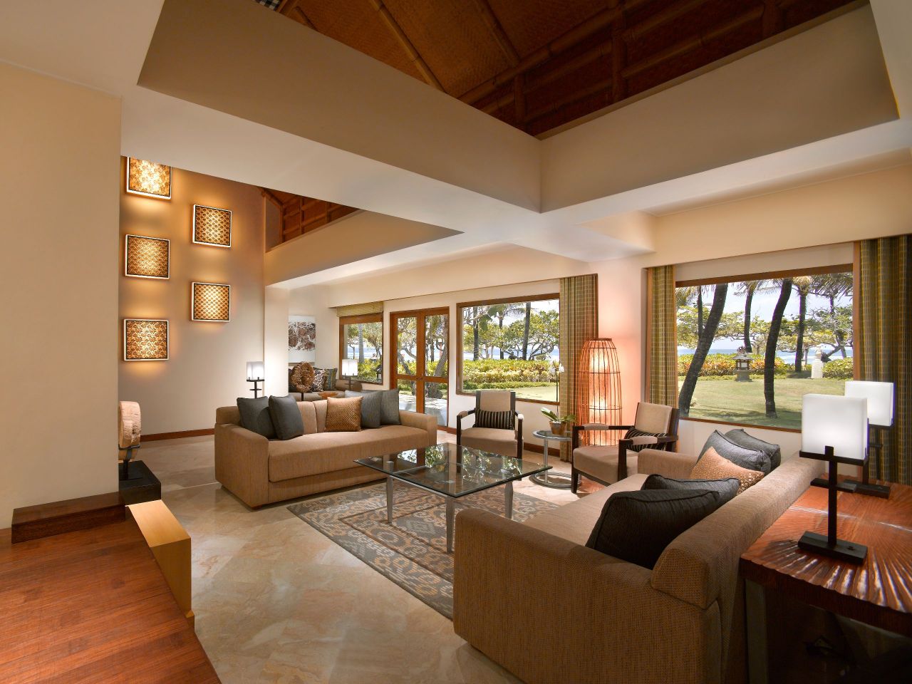 Villa Belibis living room