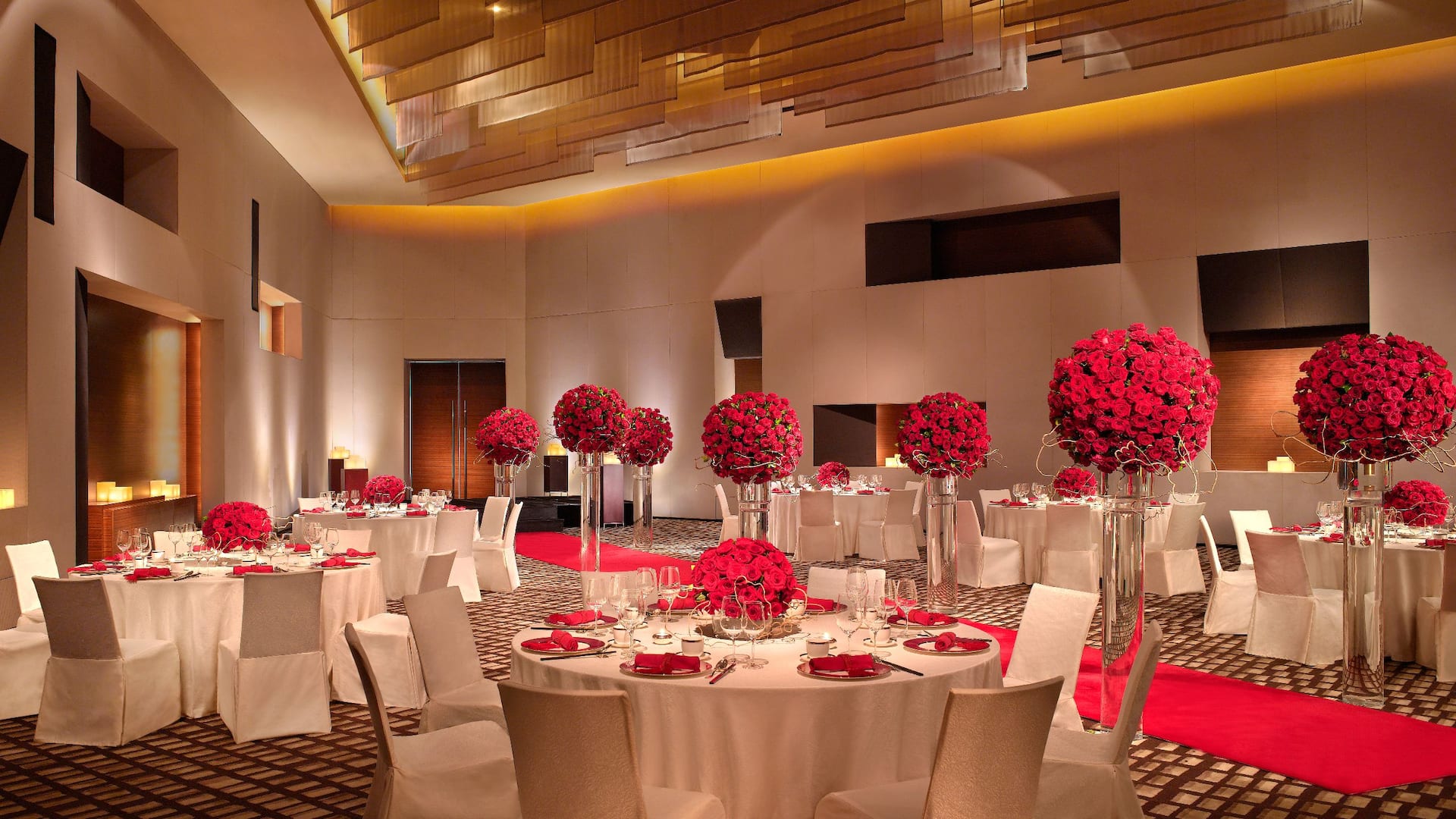 Grand Hyatt Guangzhou, ballroom wedding set-up