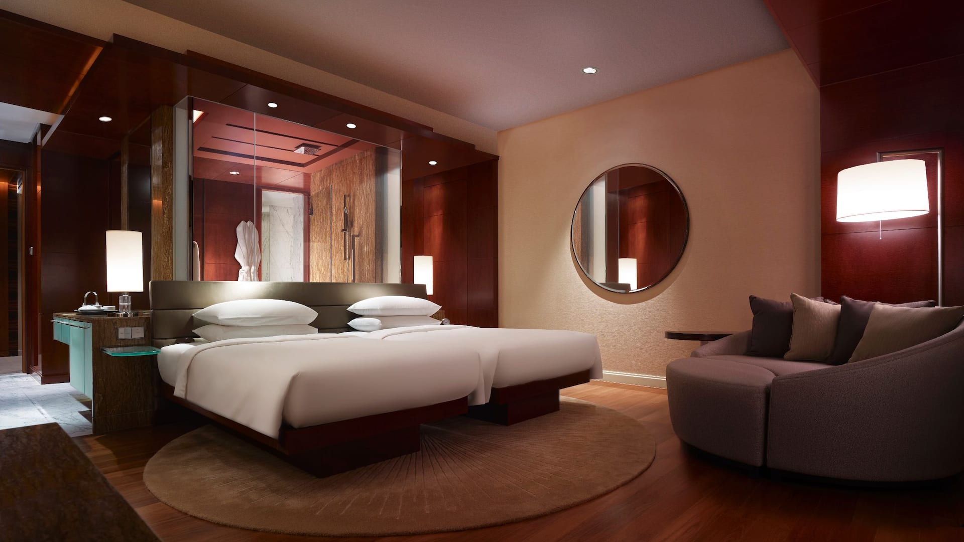 2 of 3 2 Twin Beds with Tower View and Club Access (Grand Room) Grand Hyatt Kuala Lumpur