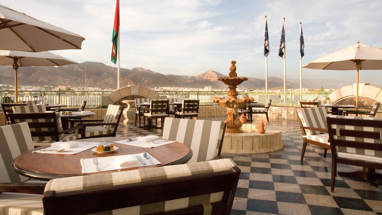 Grand Hyatt Muscat Grand Club Lounge Terrace 