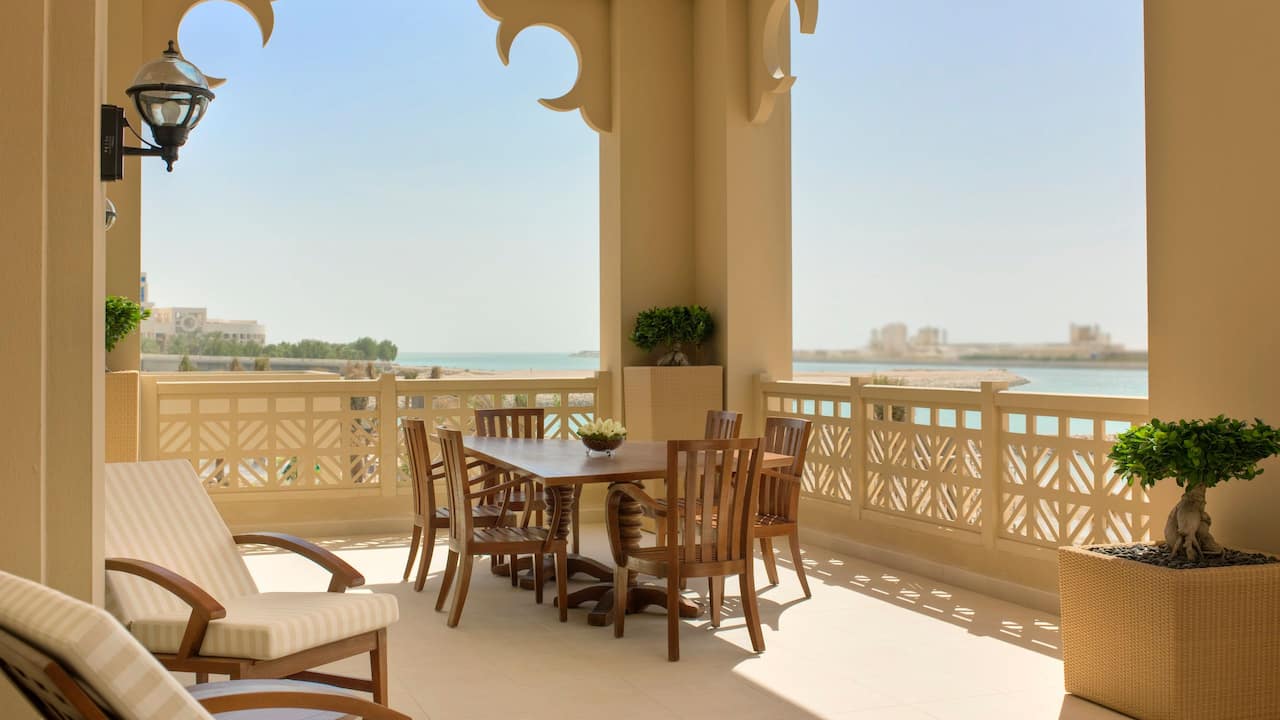 Executive Suite Balcony at Grand Hyatt Doha Hotel & Villas