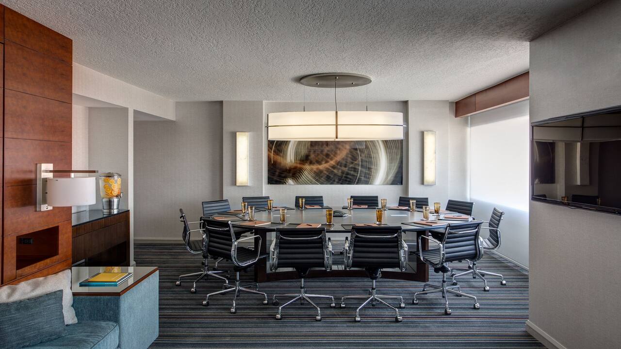 Conference Suite with round executive table