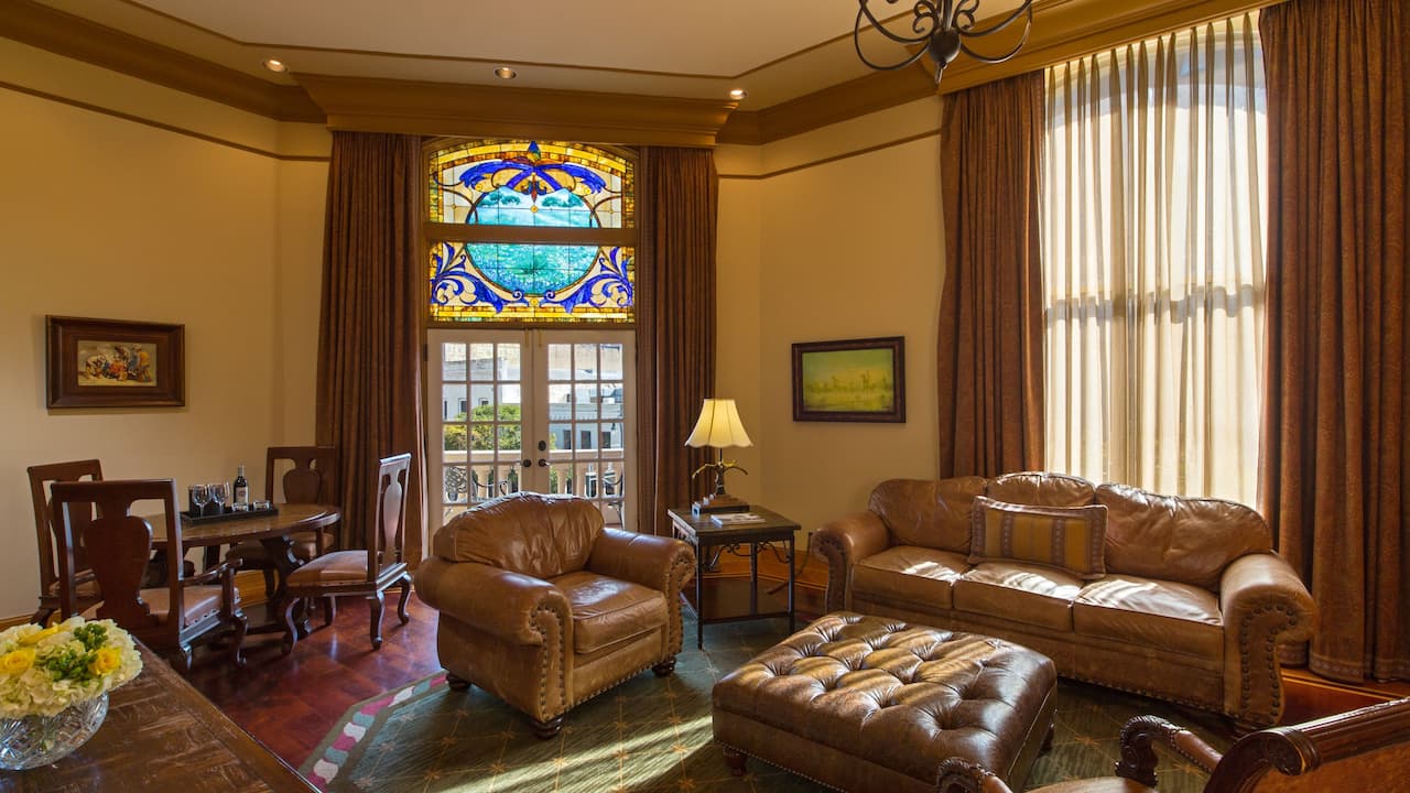 LBJ Suite Balcony Hyatt The Driskill