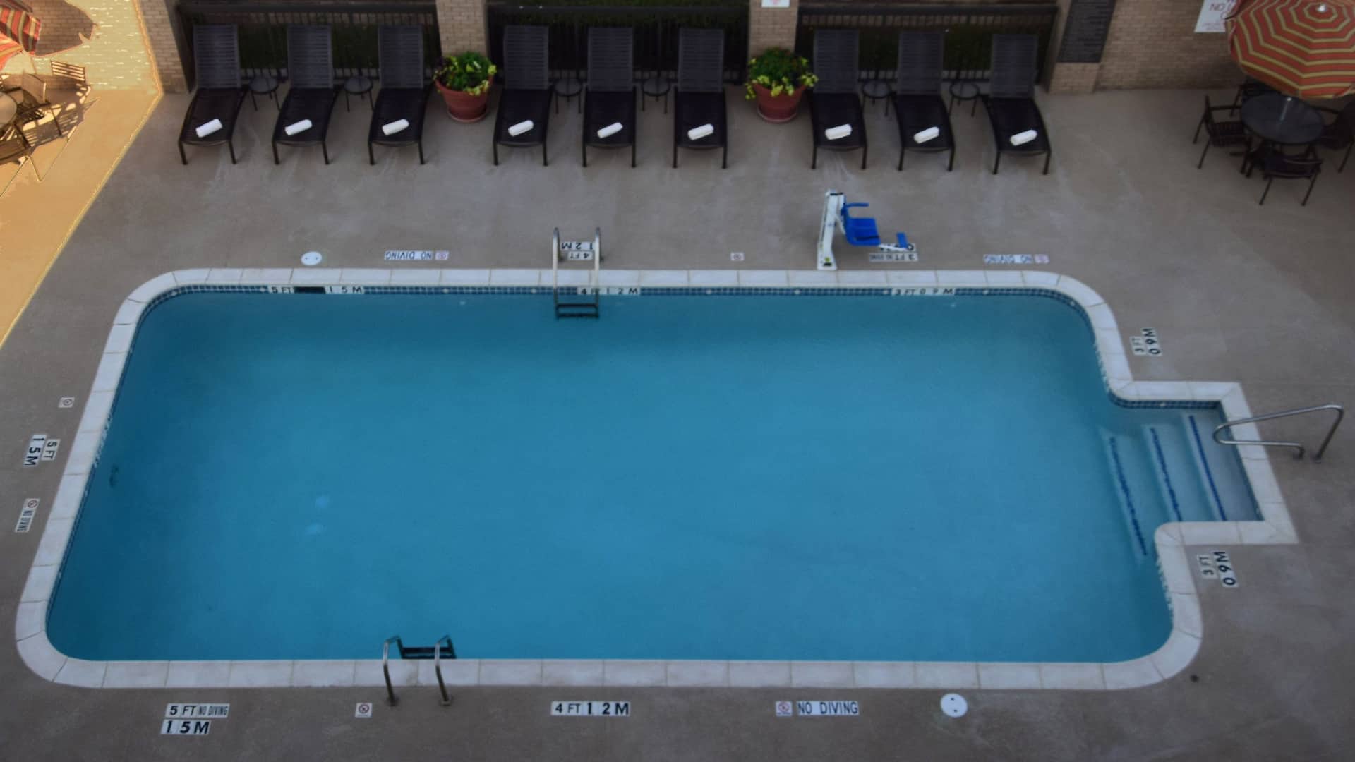 Hyatt Place Dallas / Las Colinas Pool Aerial