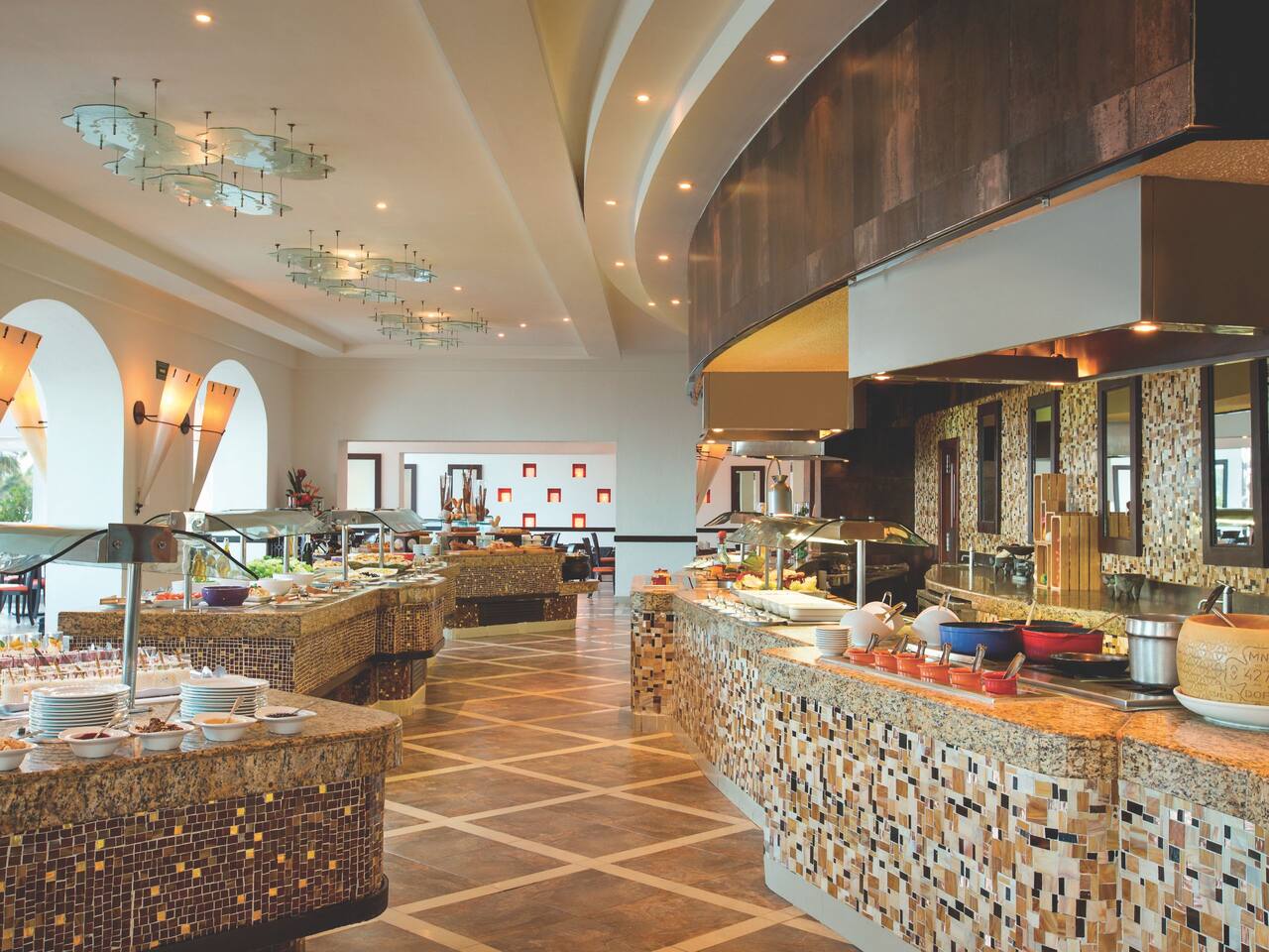 Buffet set up