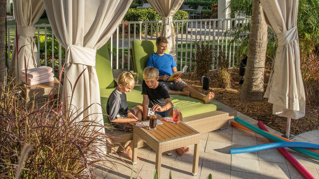 Hyatt Regency Sarasota Outdoor Lounge Area