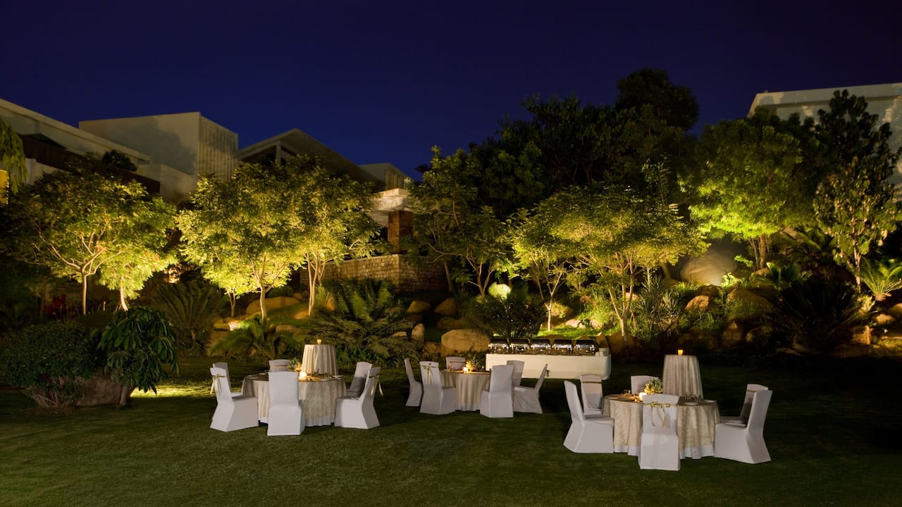 Hyatt Spa Lawn Dinner