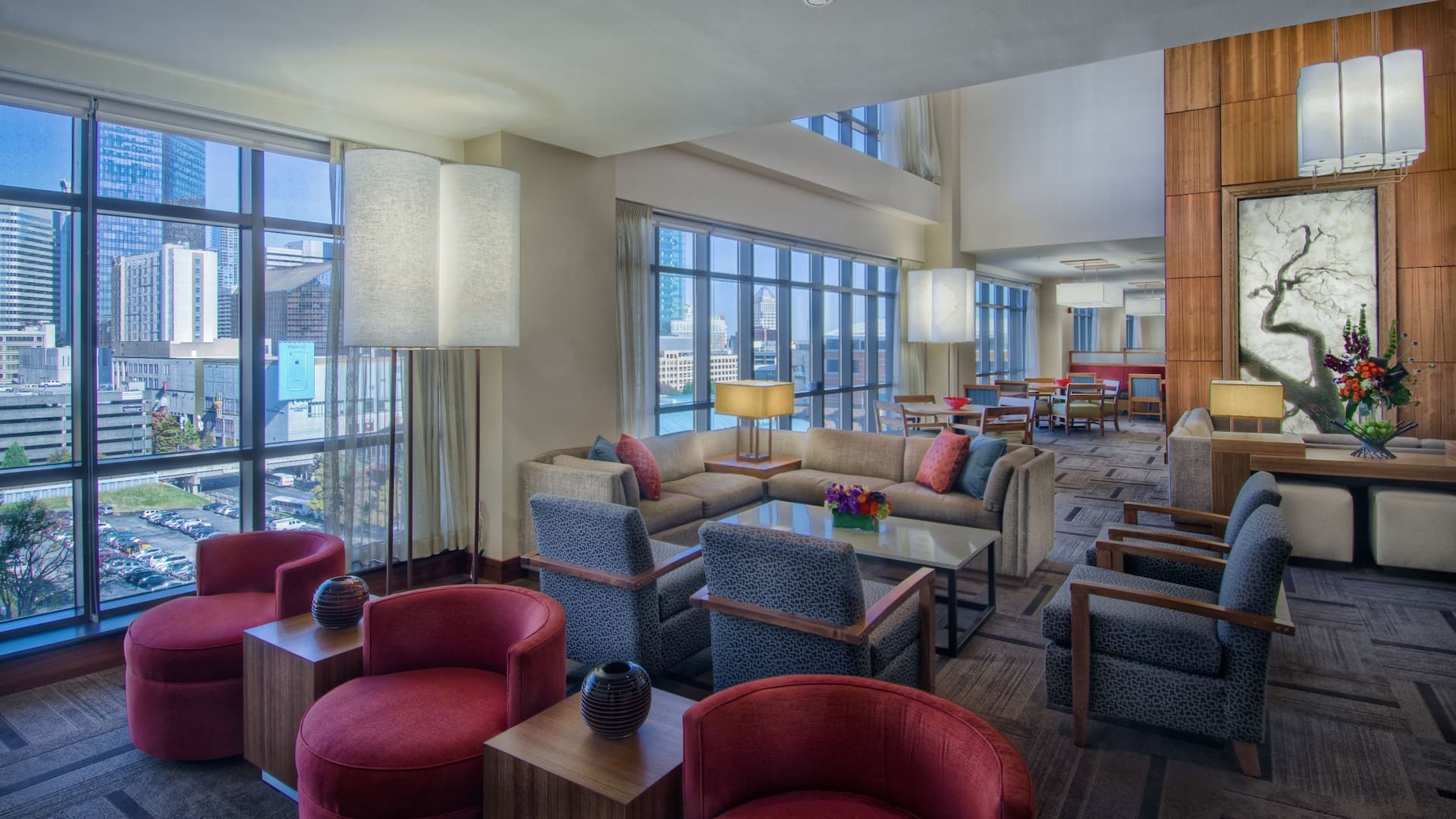 Hyatt Place Charlotte Downtown Lobby View