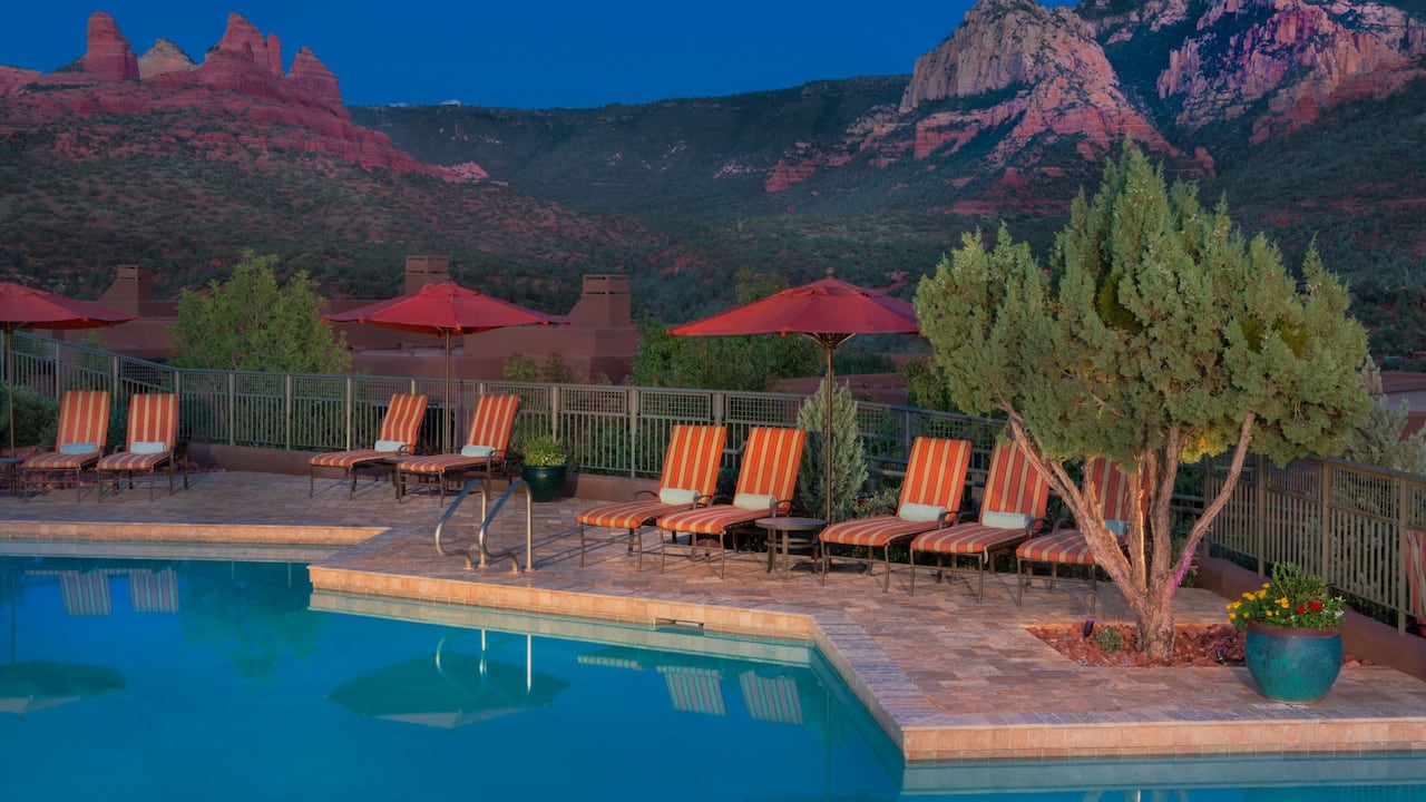Pool at Dusk