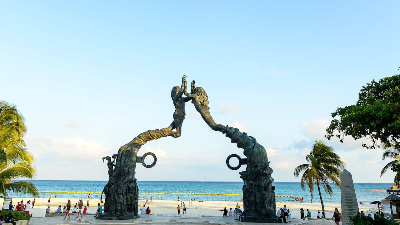 Portal Maya Sculpture