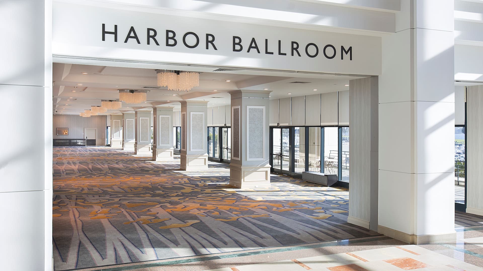 2 of 4 Harbor Ballroom Foyer