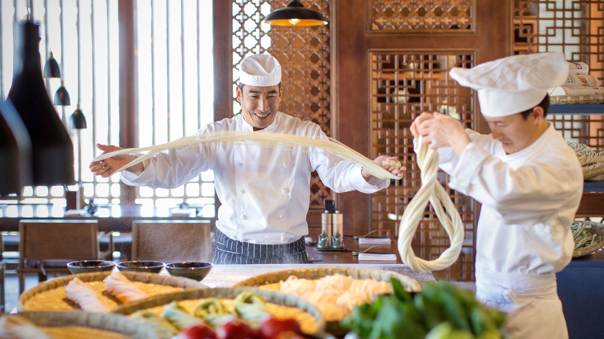 Jinmao Hotel Lijiang The Noodle House Action Shot