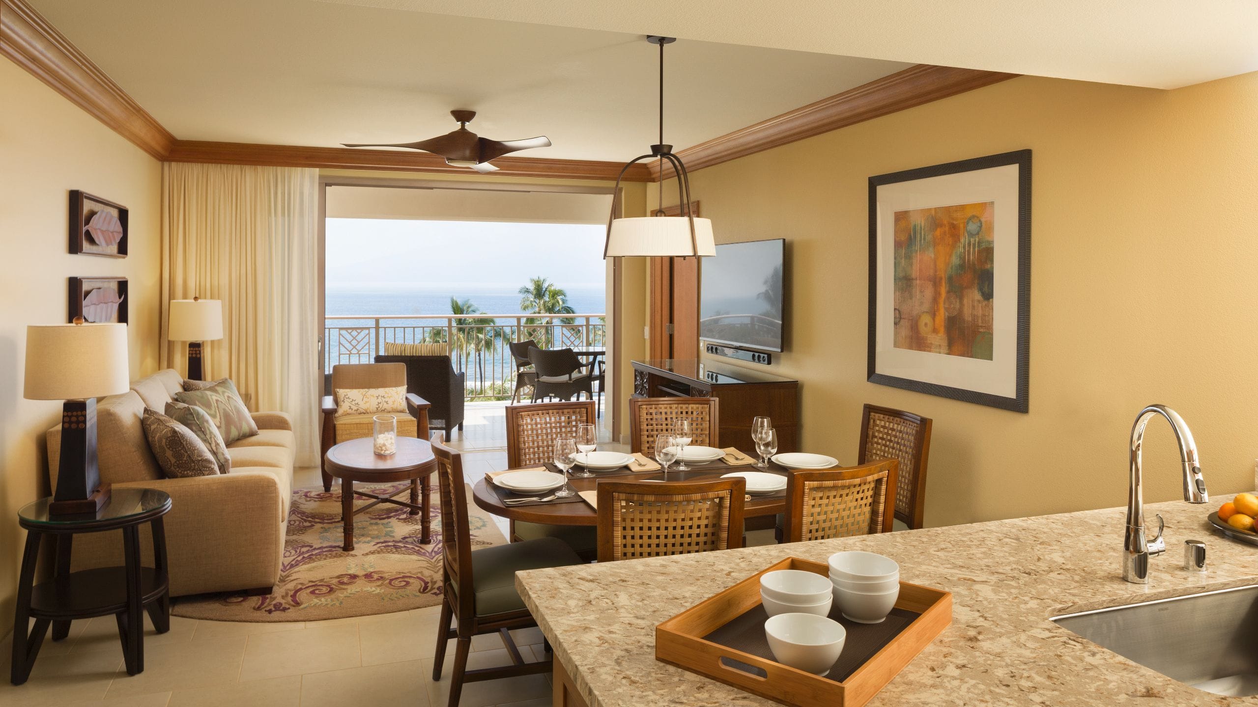 Hyatt Residence Club Maui, Kāʻanapali Beach 2BD Kitchen to Lanai