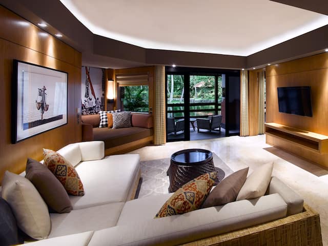 Grand Suite Living Room at Grand Hyatt Bali Hotel