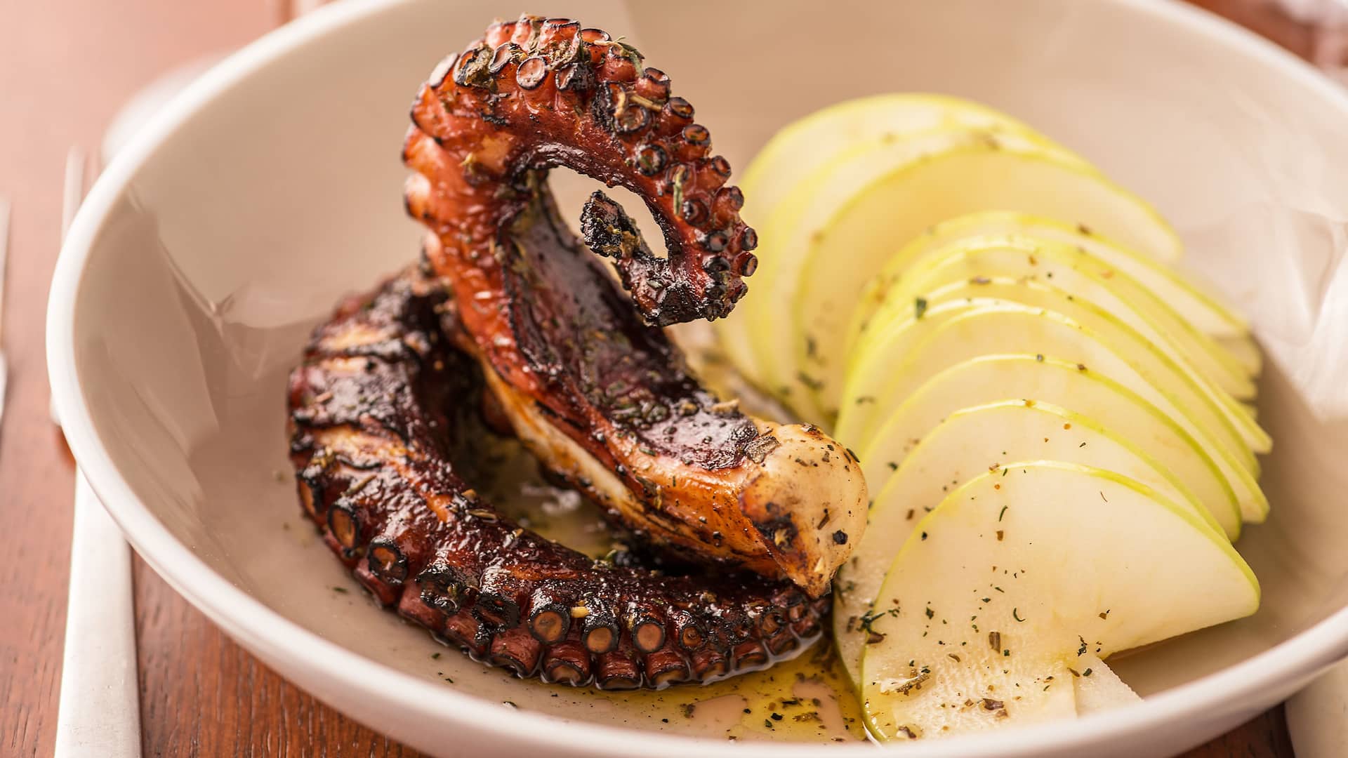 Hyatt Regency Chicago Grilled Octopus