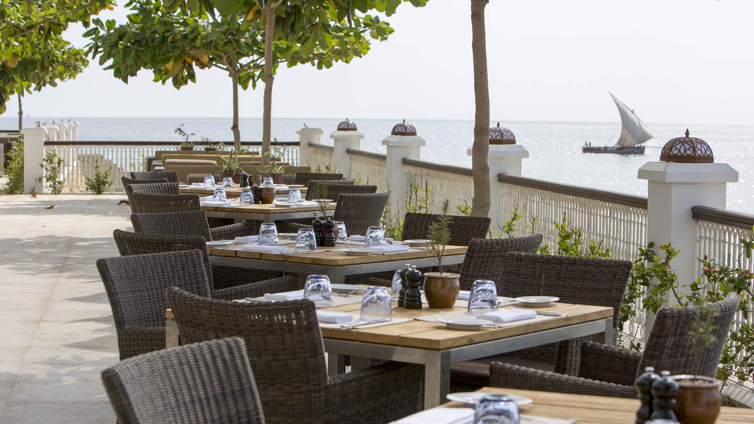 Park Hyatt Zanzibar Dining Room Terrace