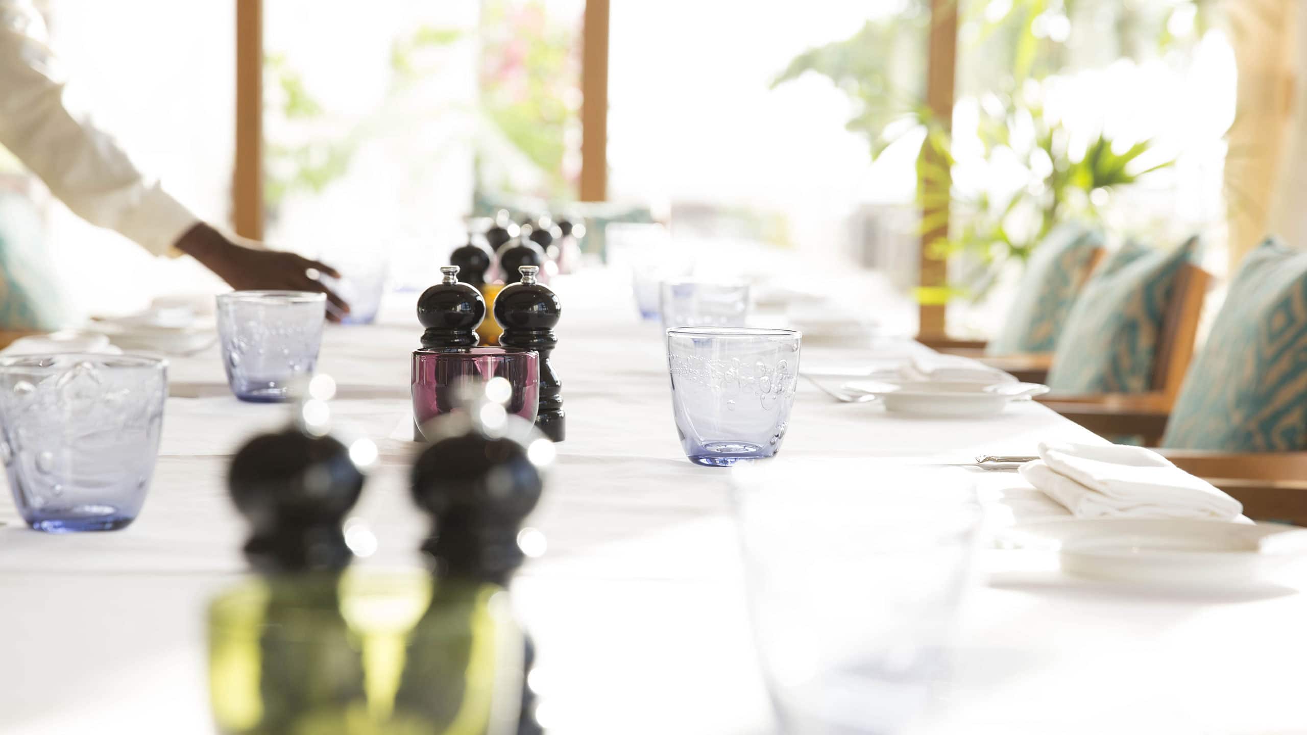 Park Hyatt Zanzibar Dining Room Table Setting