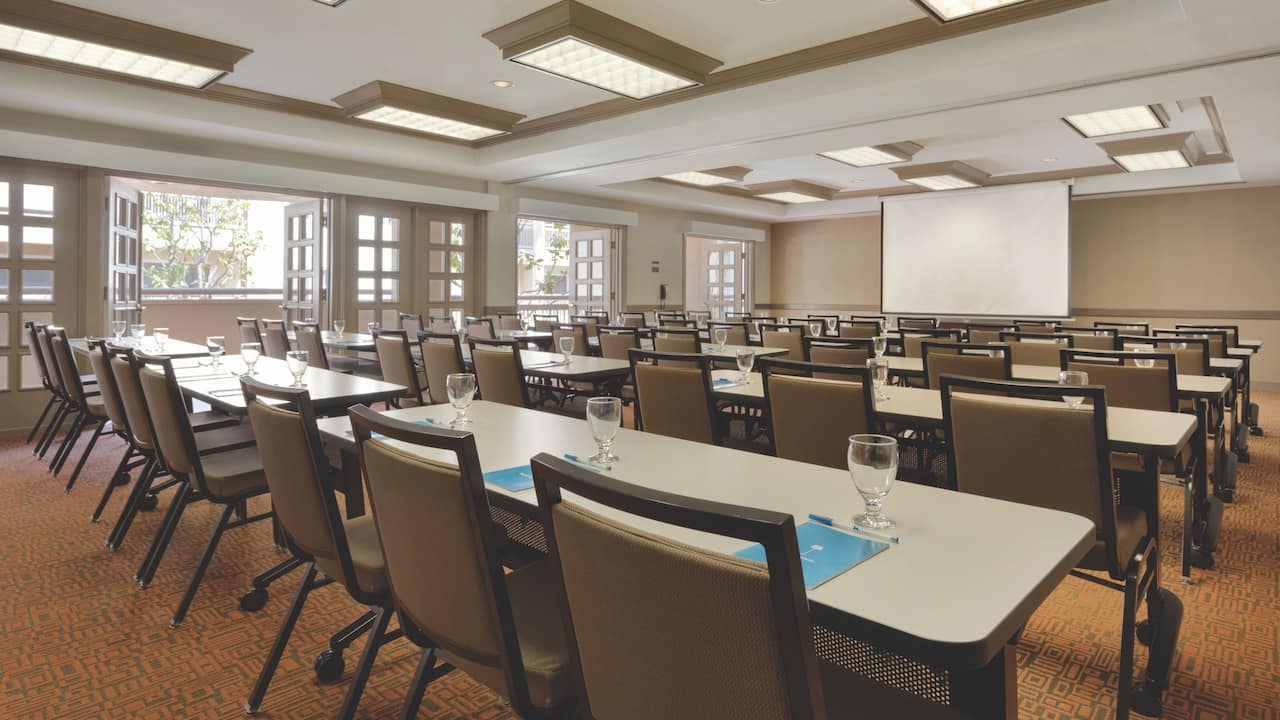Hotels by Long Beach Convention Center with Meeting Space setup Classroom Style at Hyatt House Cypress / Anaheim