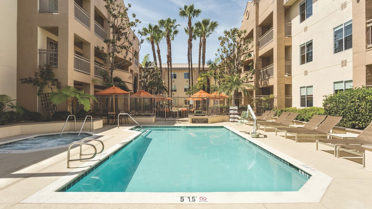 Hotels by Long Beach Convention Center with Outdoor Swimming Pool at Hyatt House Cypress / Anaheim 
