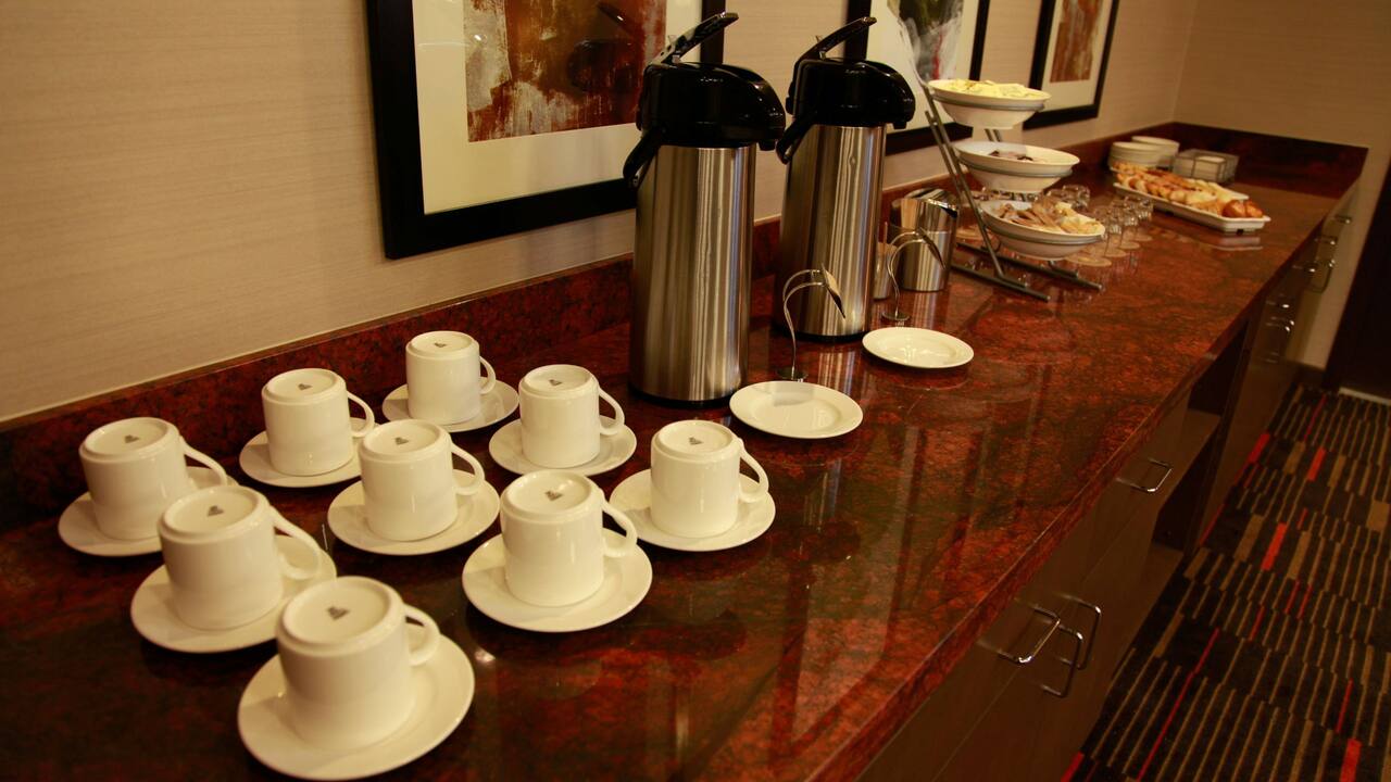 Meeting room set up Coffee