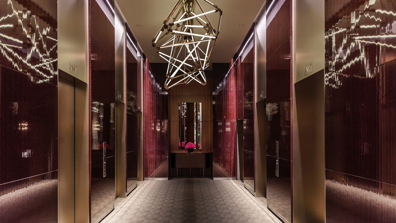 Hotel Near Washington D C Hyatt Regency Tysons Corner Center Elevator Landing Hyatt Regency Tysons Corner Center