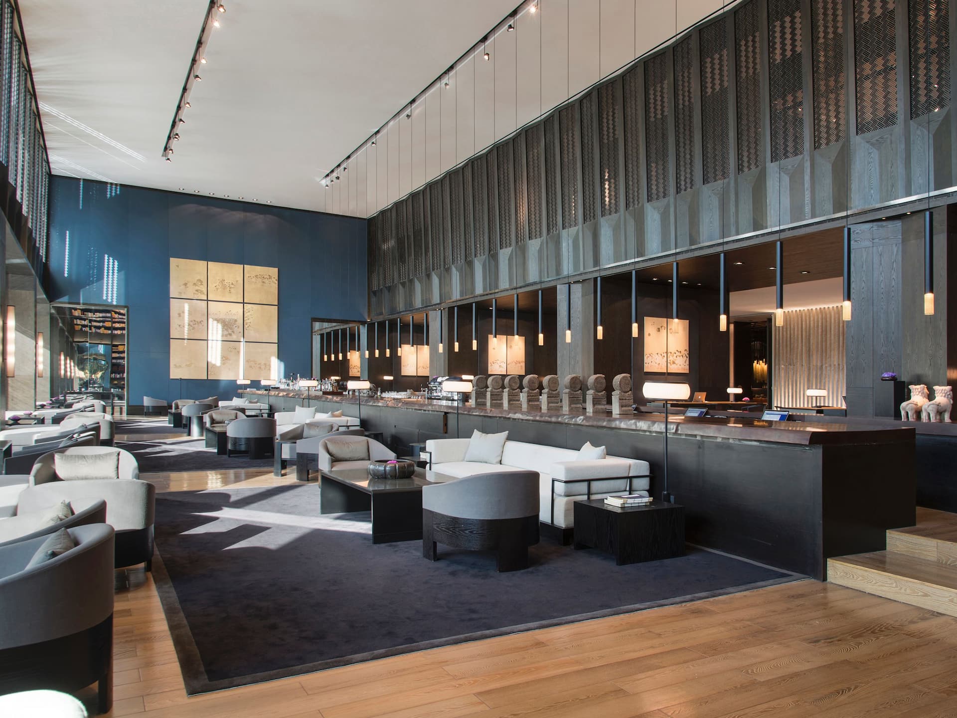 Hyatt Regency Wuhan Optics Valley Hotel Lobby and Lobby Lounge
