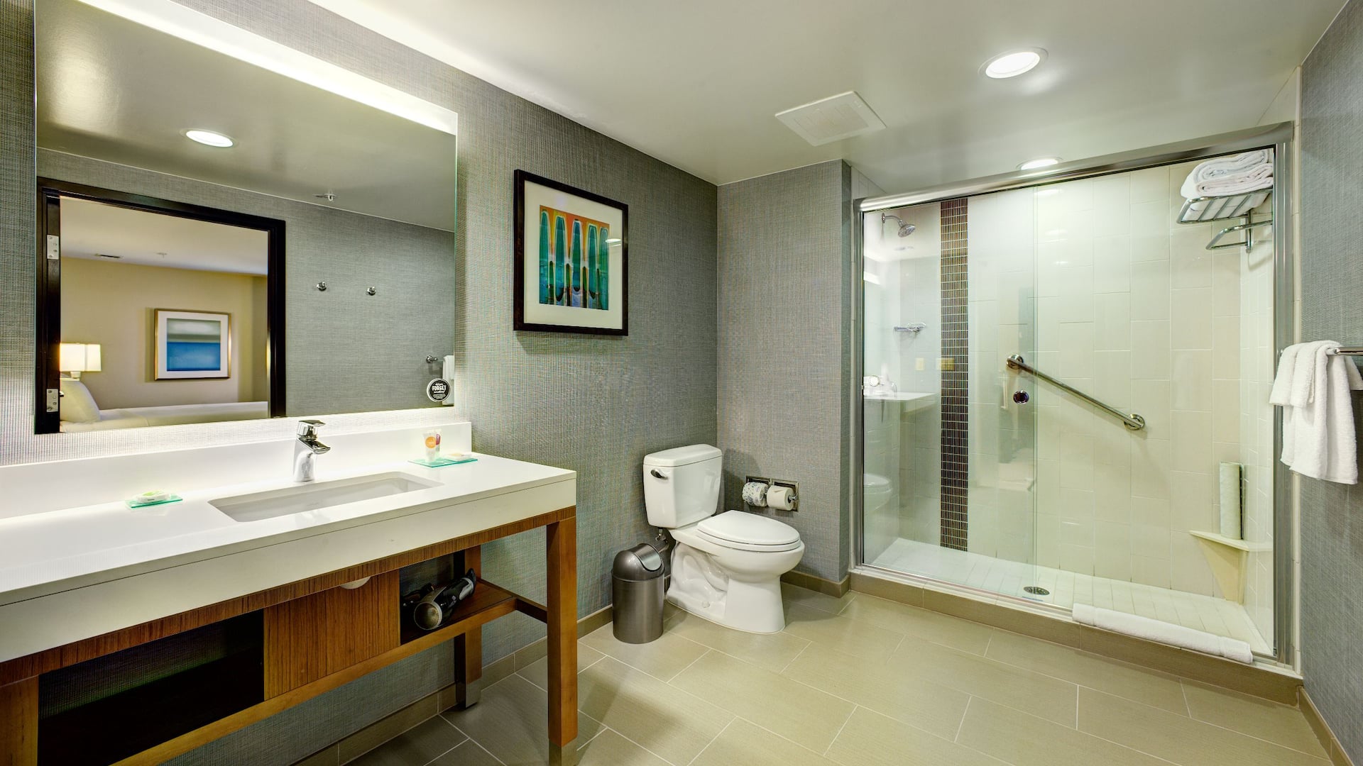Hyatt Place UC Davis Suite Bathroom